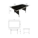 Signature Weave Charlotte Corner Dining Set - Grey