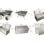 Signature Weave Constance Large Corner Dining Set