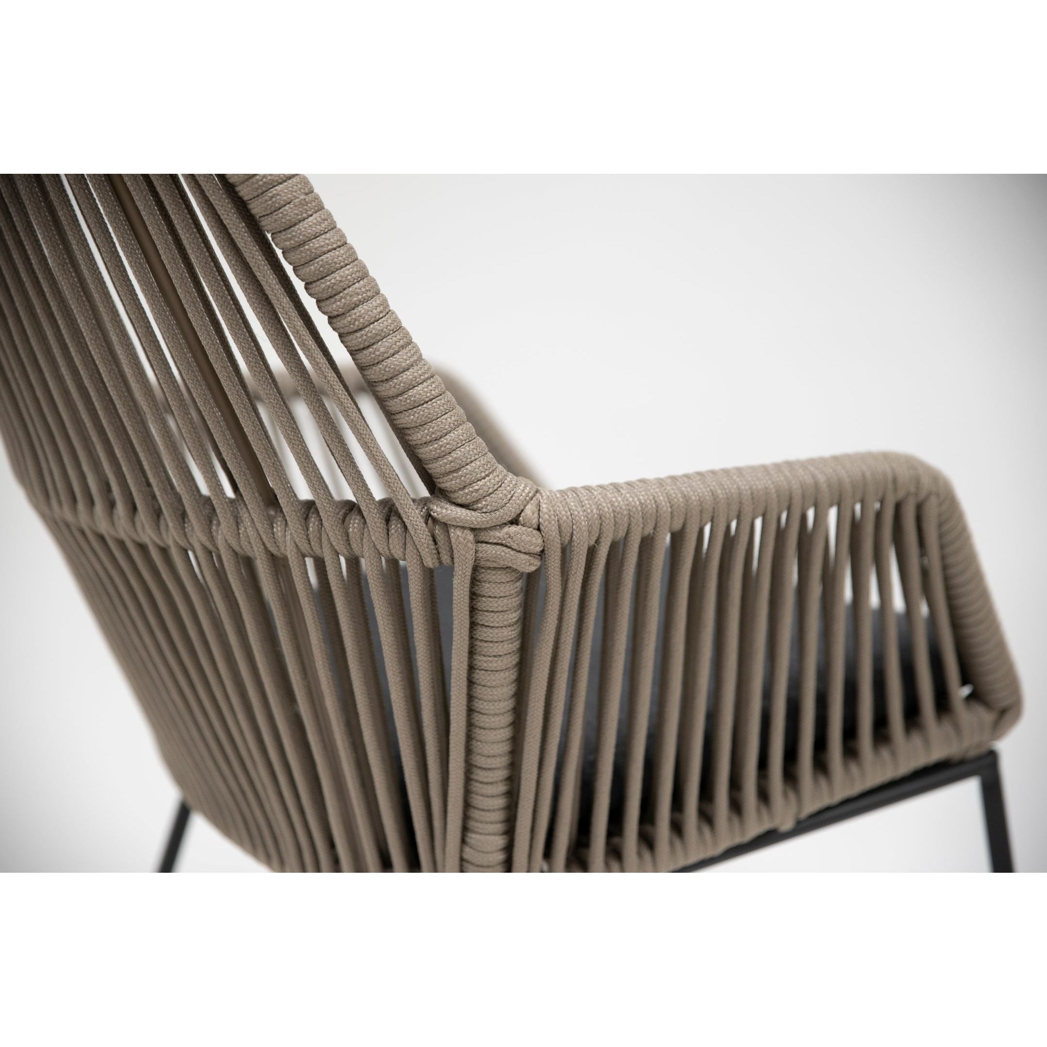 4 Seasons Outdoor Ramblas 4 Seater Dining Set with Derby Table and Teak Top