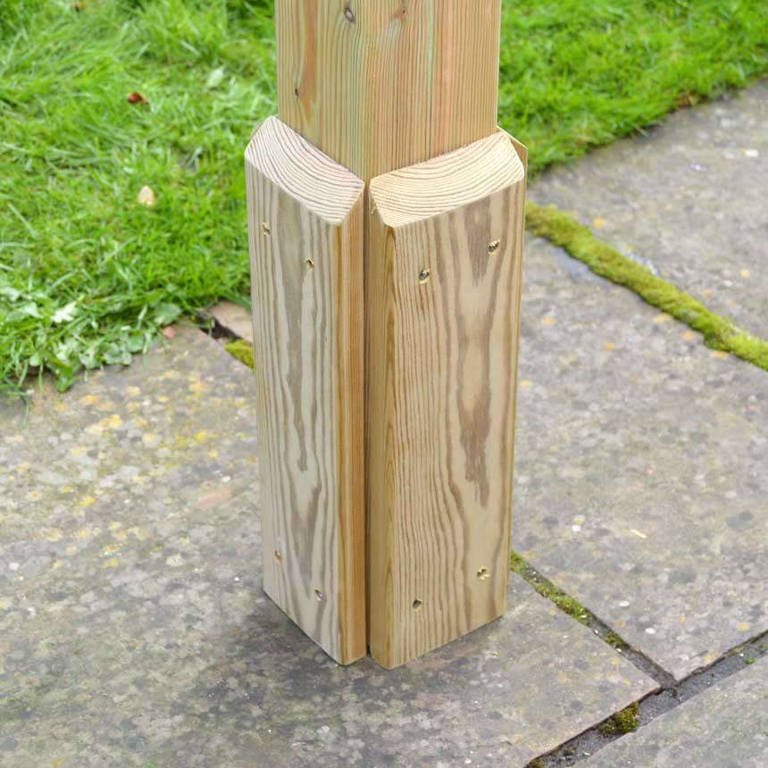 Exceptional Garden:Premium Pergola with Six Posts