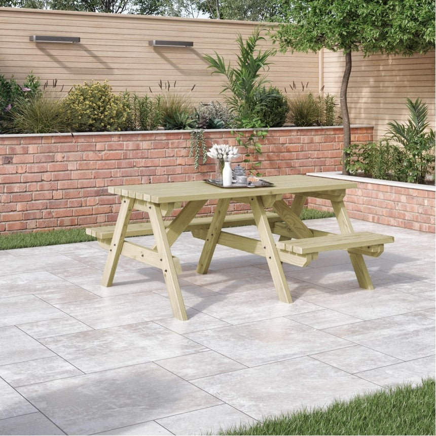 Bisbrooke Disabled Access Picnic Bench - 6ft, by Rutland County