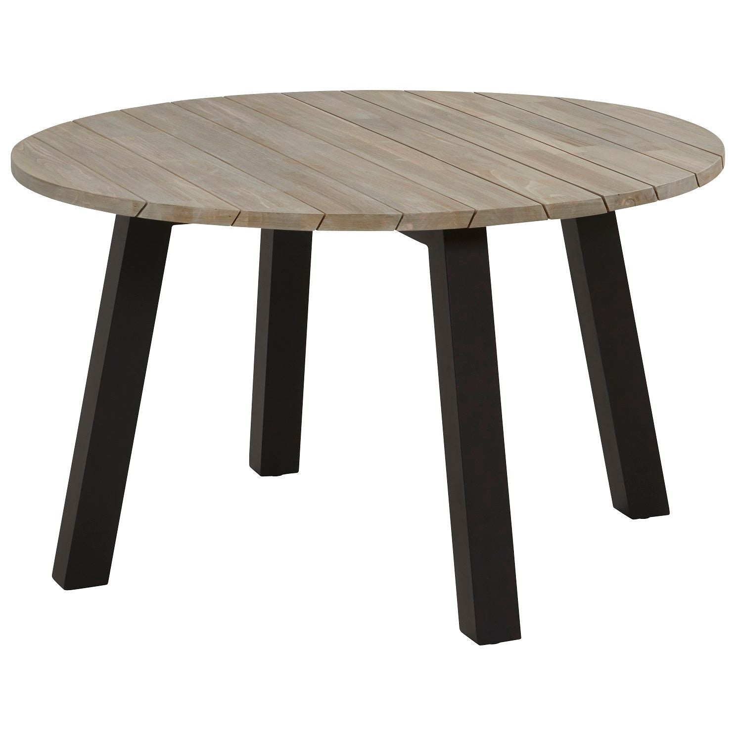 4 Seasons Outdoor Accor 4 Seater Dining Set with Derby Table and Teak top