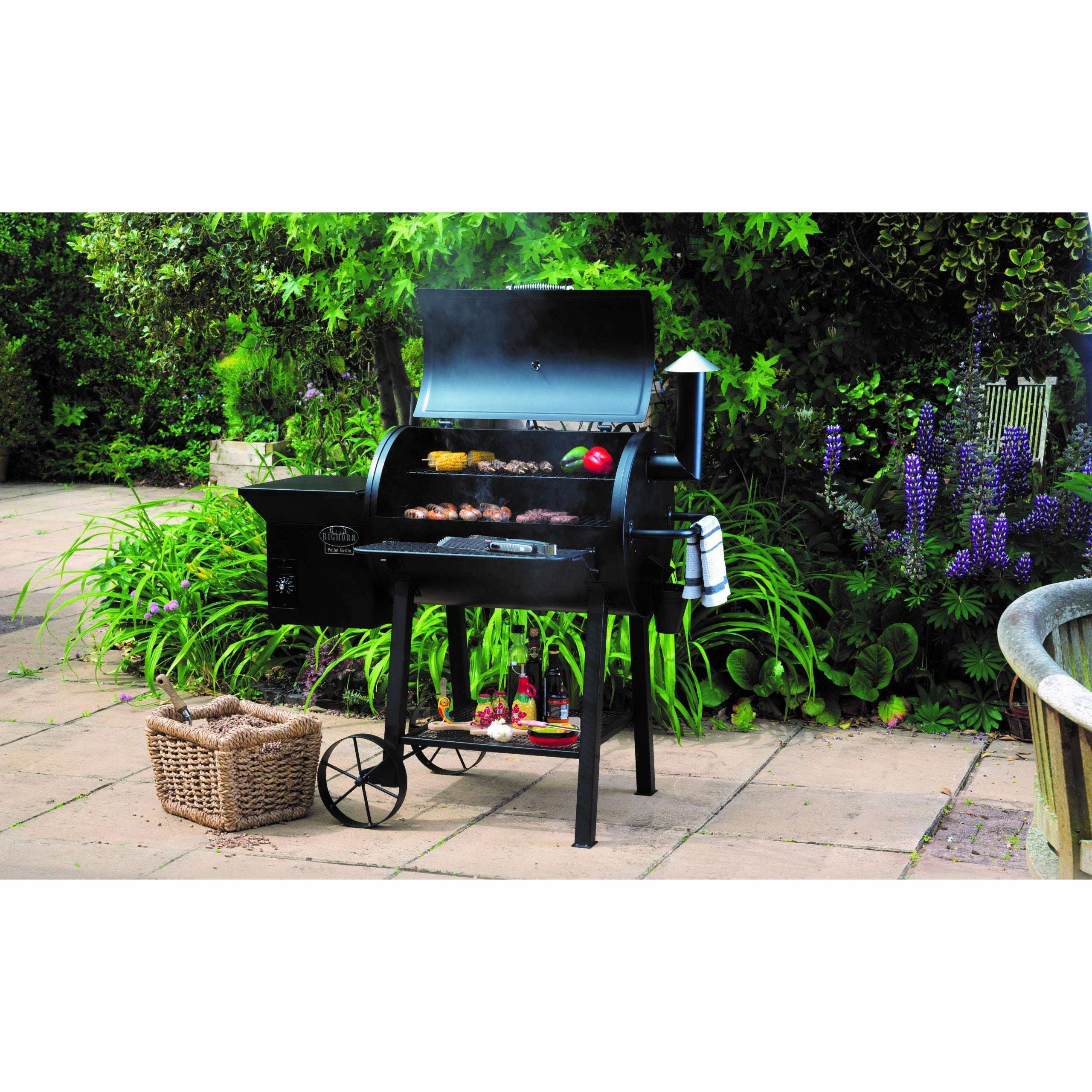 Exceptional Garden:Lifestyle Big Horn Pellet Grill BBQ