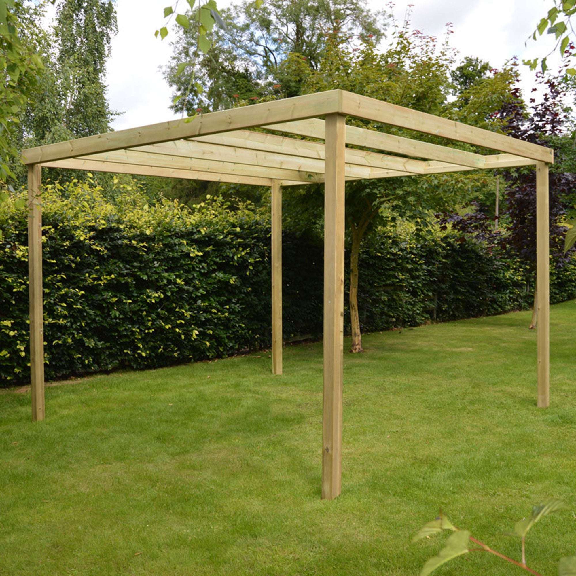 Box Pergola with Four Posts:Rutland County,Exceptional Garden