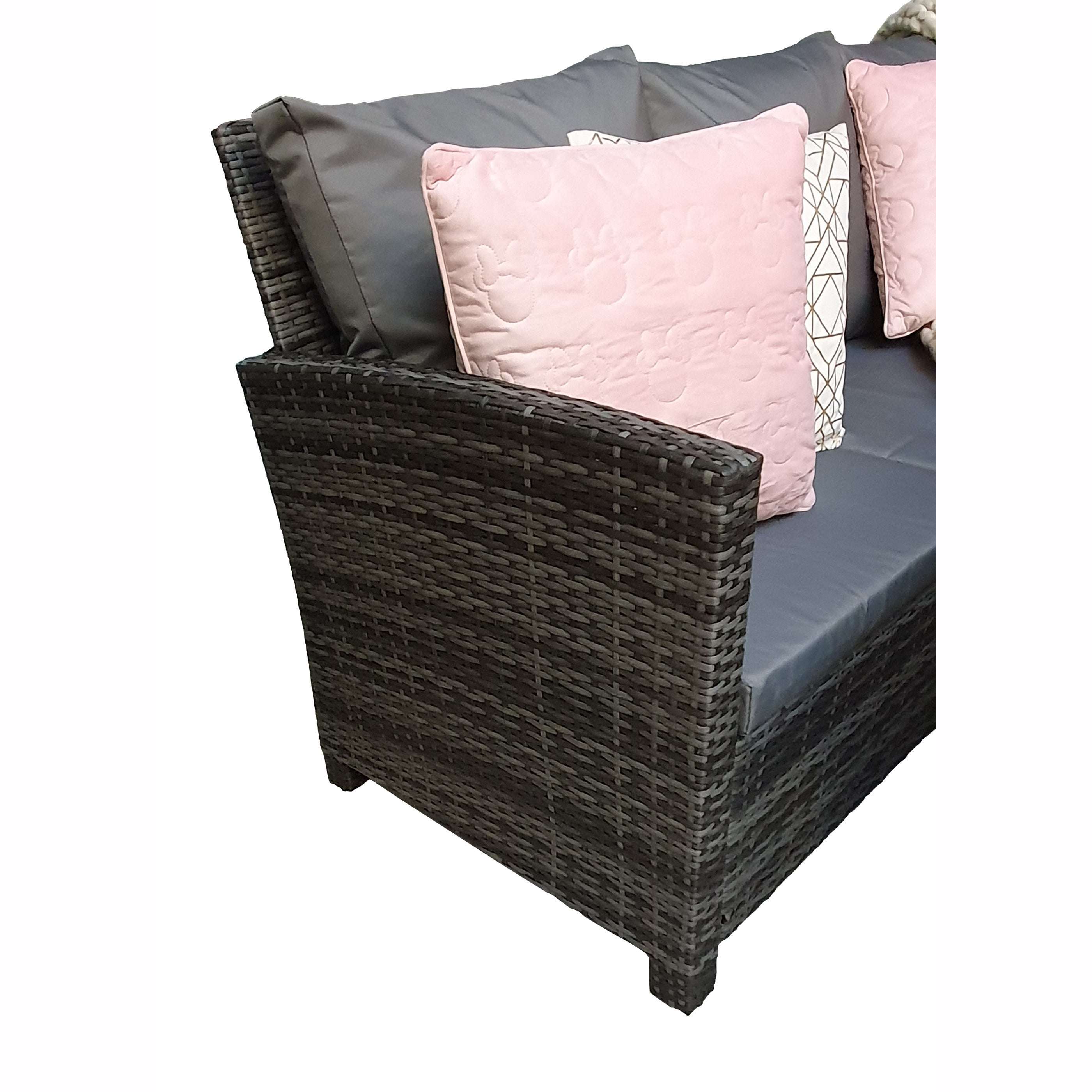 Exceptional Garden:Signature Weave Charlie Polywood Corner Dining Set