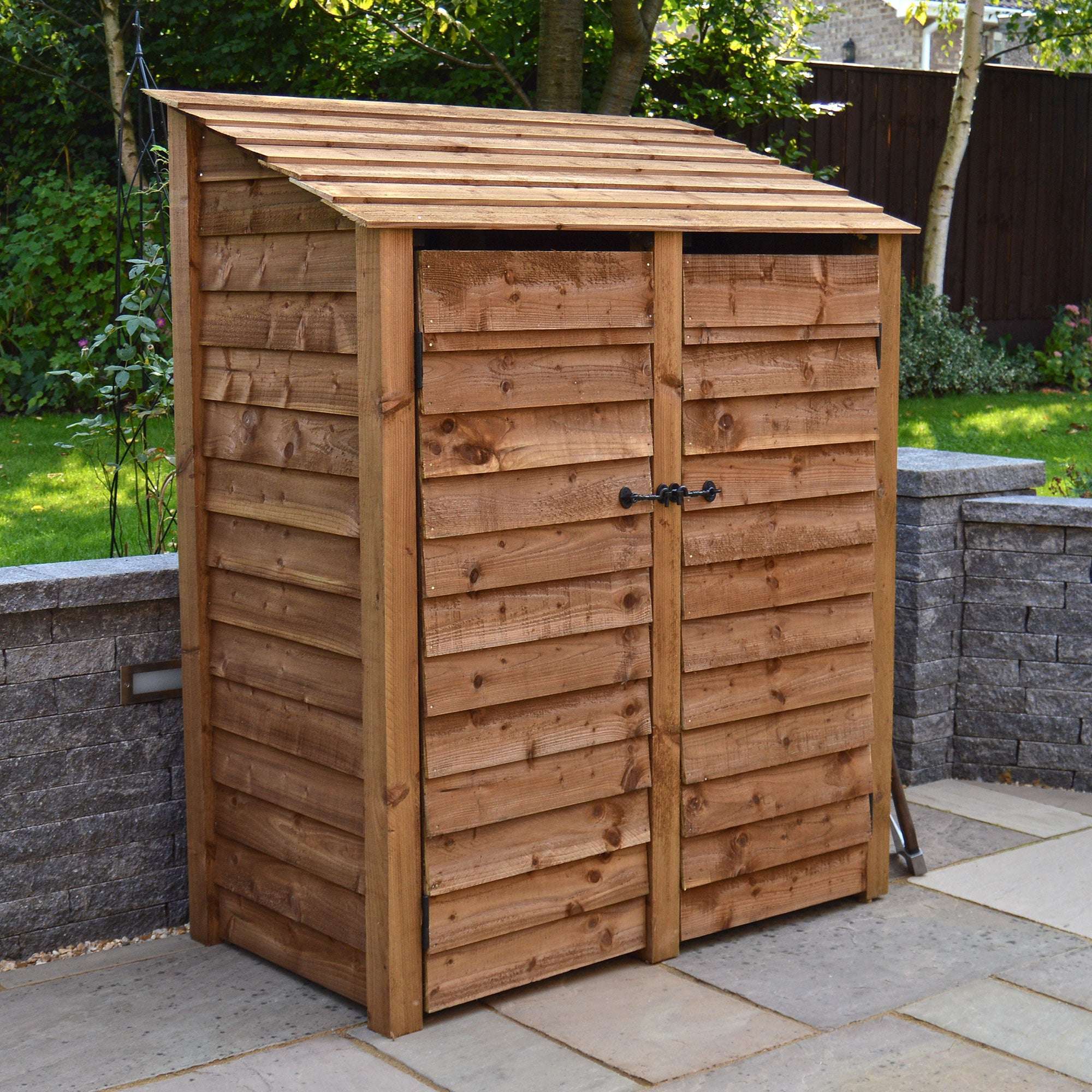 Rutland Country Cottesmore Log Store with Door - 6ft:Rutland County,Exceptional Garden