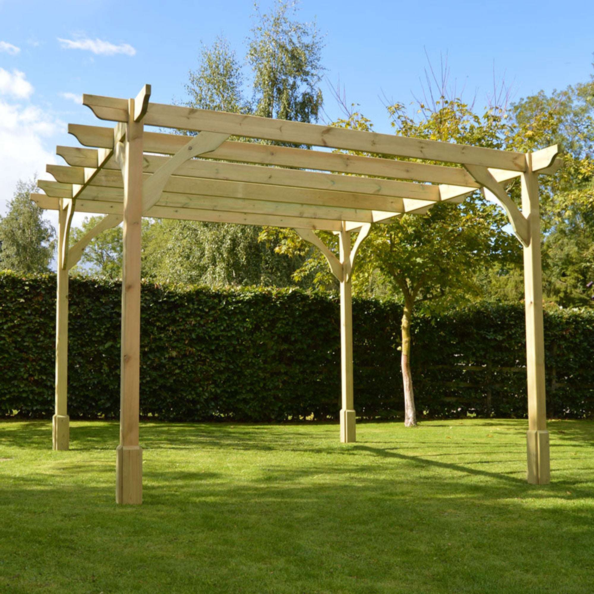 Premium Pergola with Four Posts:Rutland County,Exceptional Garden