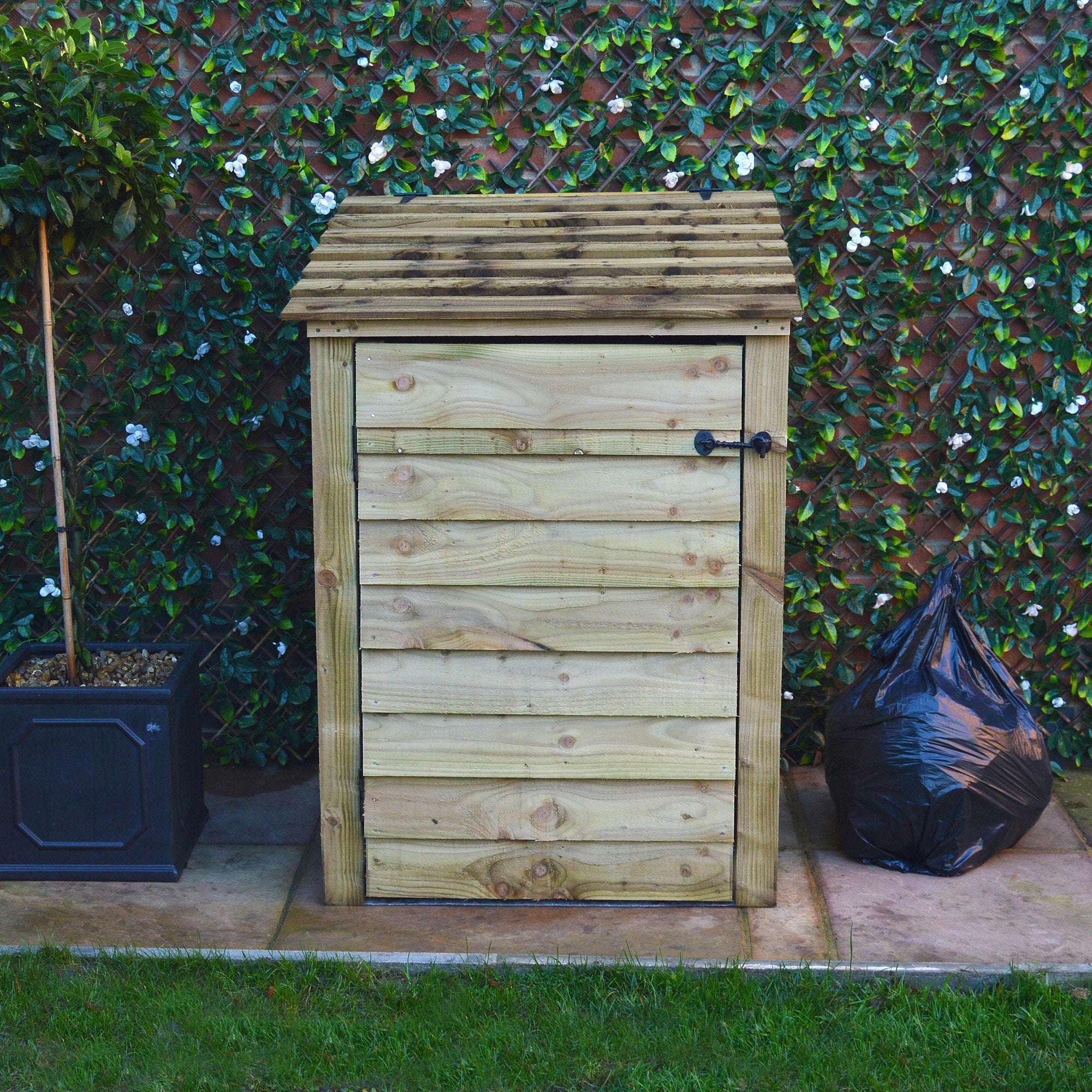 Exceptional Garden:Rutland Country Morcott Single Wheelie Bin Storage Unit