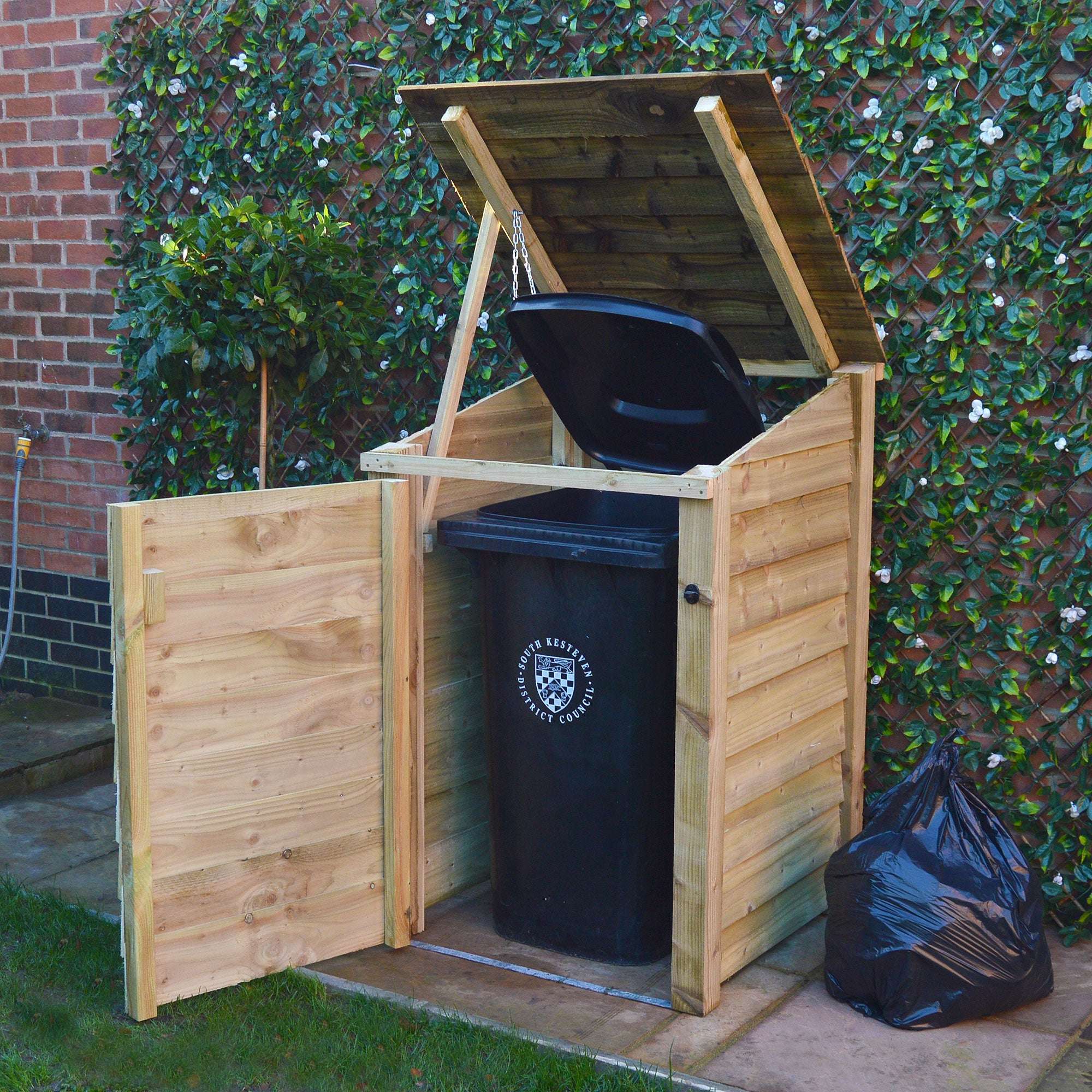 Rutland Country Morcott Single Wheelie Bin Storage Unit:Rutland County,Exceptional Garden