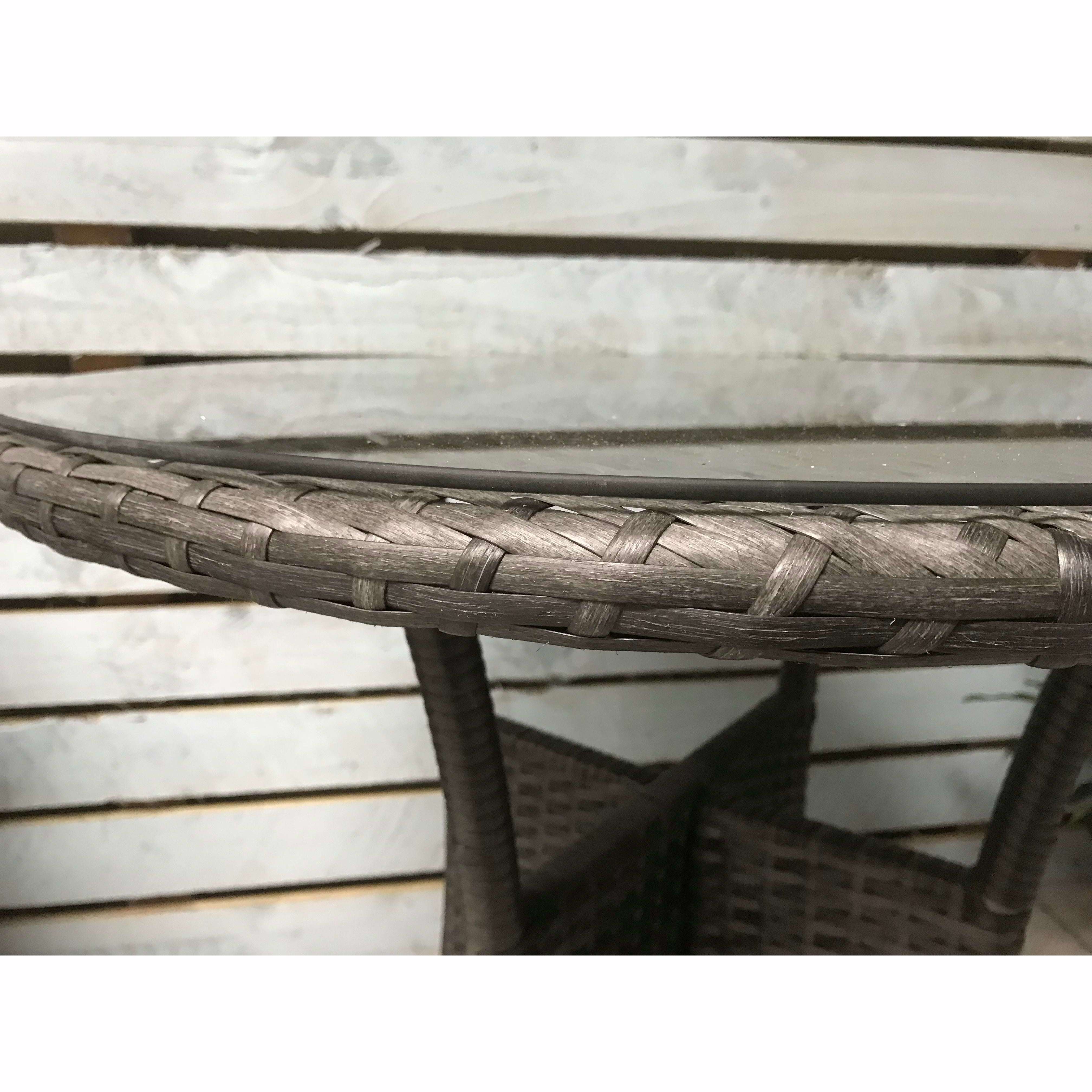 Exceptional Garden:Signature Weave Emily 70cm Bistro Table