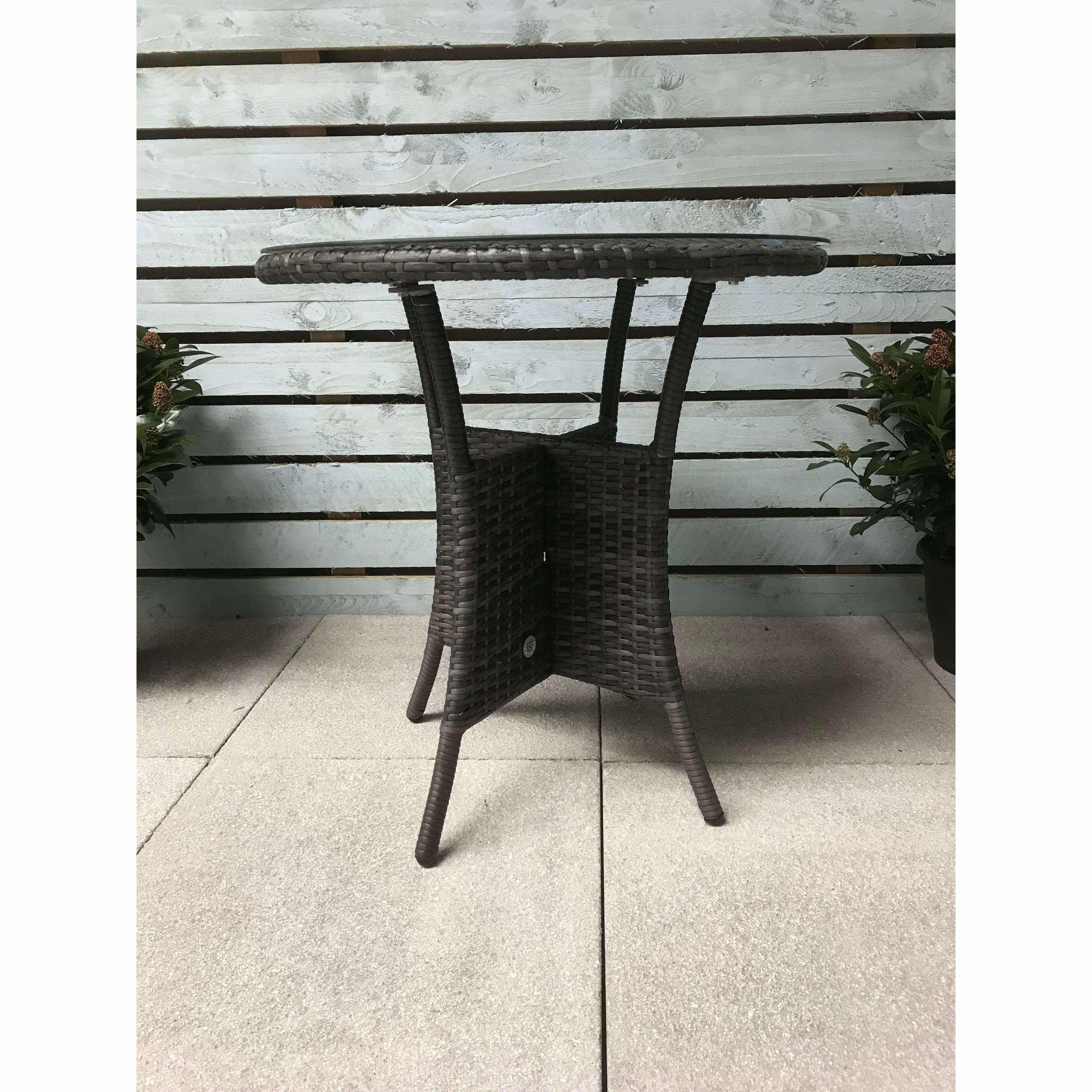 Exceptional Garden:Signature Weave Emily 70cm Bistro Table