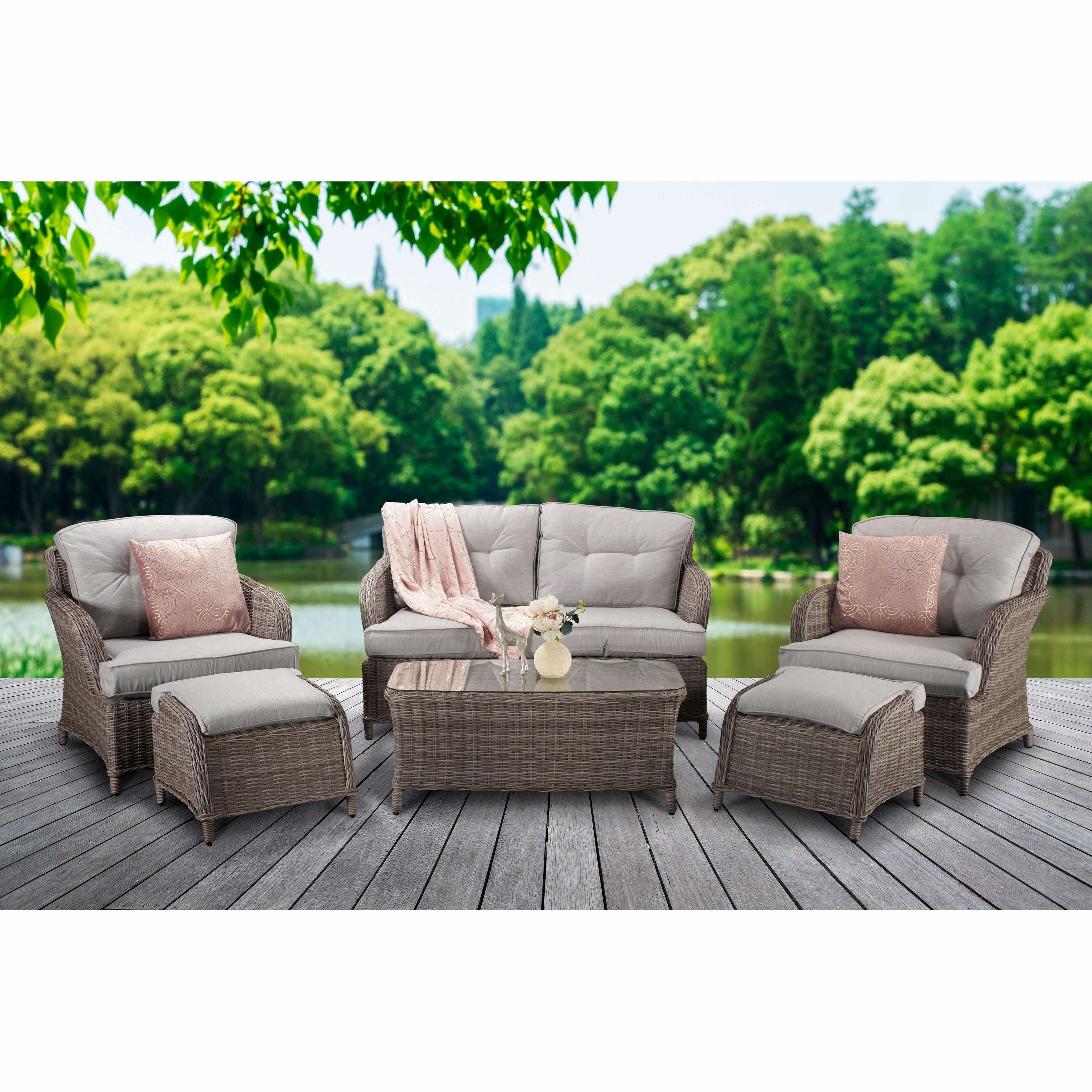Exceptional Garden:Signature Weave Harriet Sofa Set