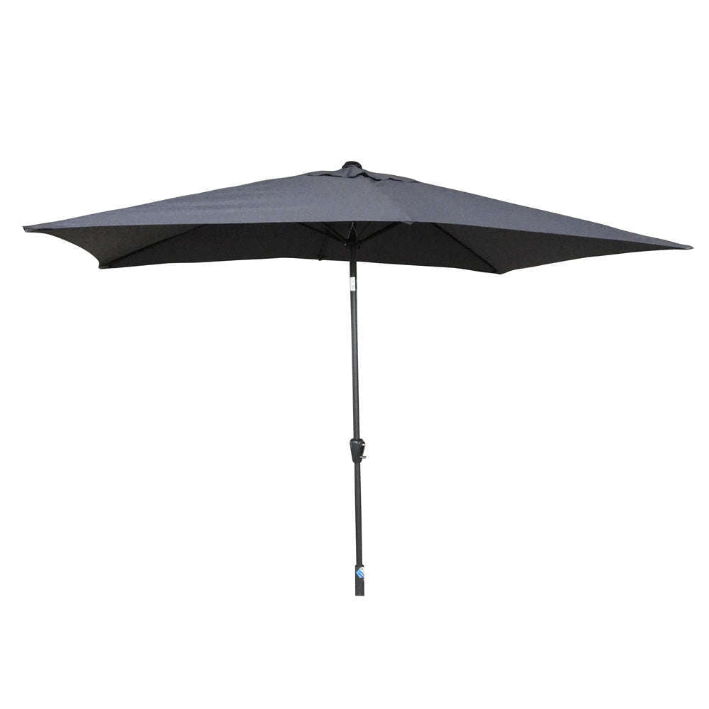 Exceptional Garden:Signature Weave 2.5m Table Parasol - Grey