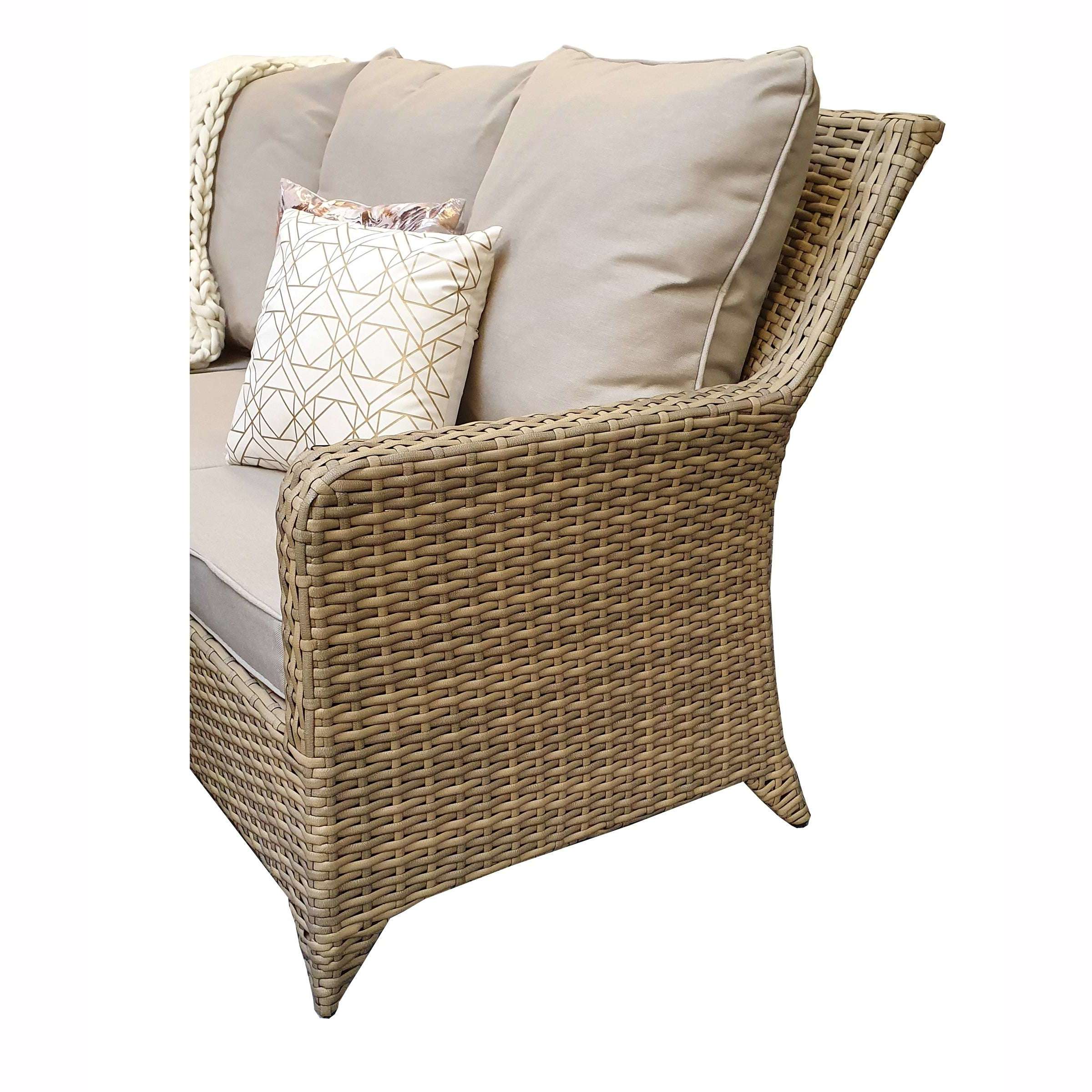 Exceptional Garden:Signature Weave Sarah Corner dining Set - Nature