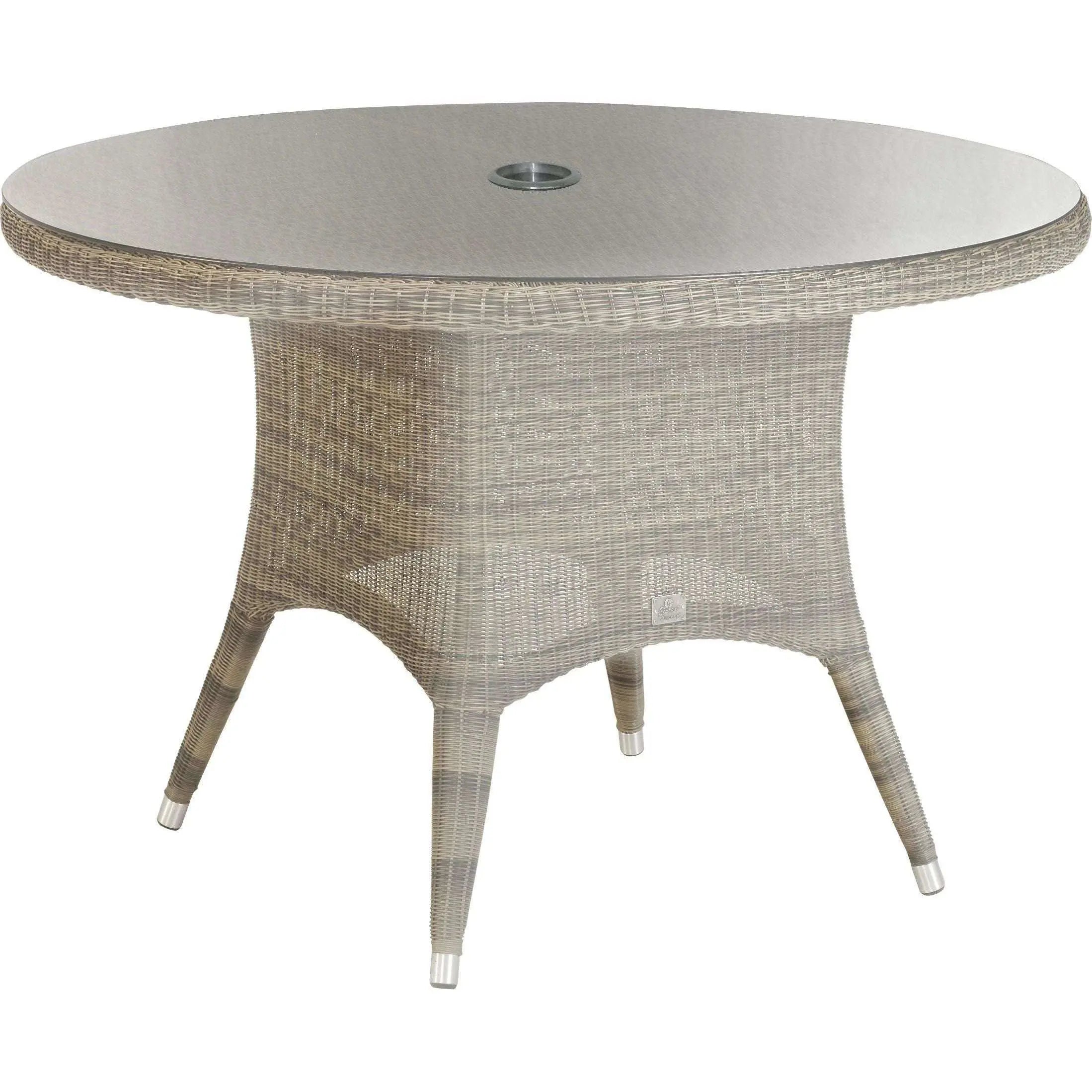 Exceptional Garden:4 Seasons Outdoor Chester 4 Seat Dining set with Victoria 130cm Table