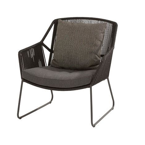 4 Seasons Outdoor Accor 4 Seater Dining Set with Derby Table and Teak top