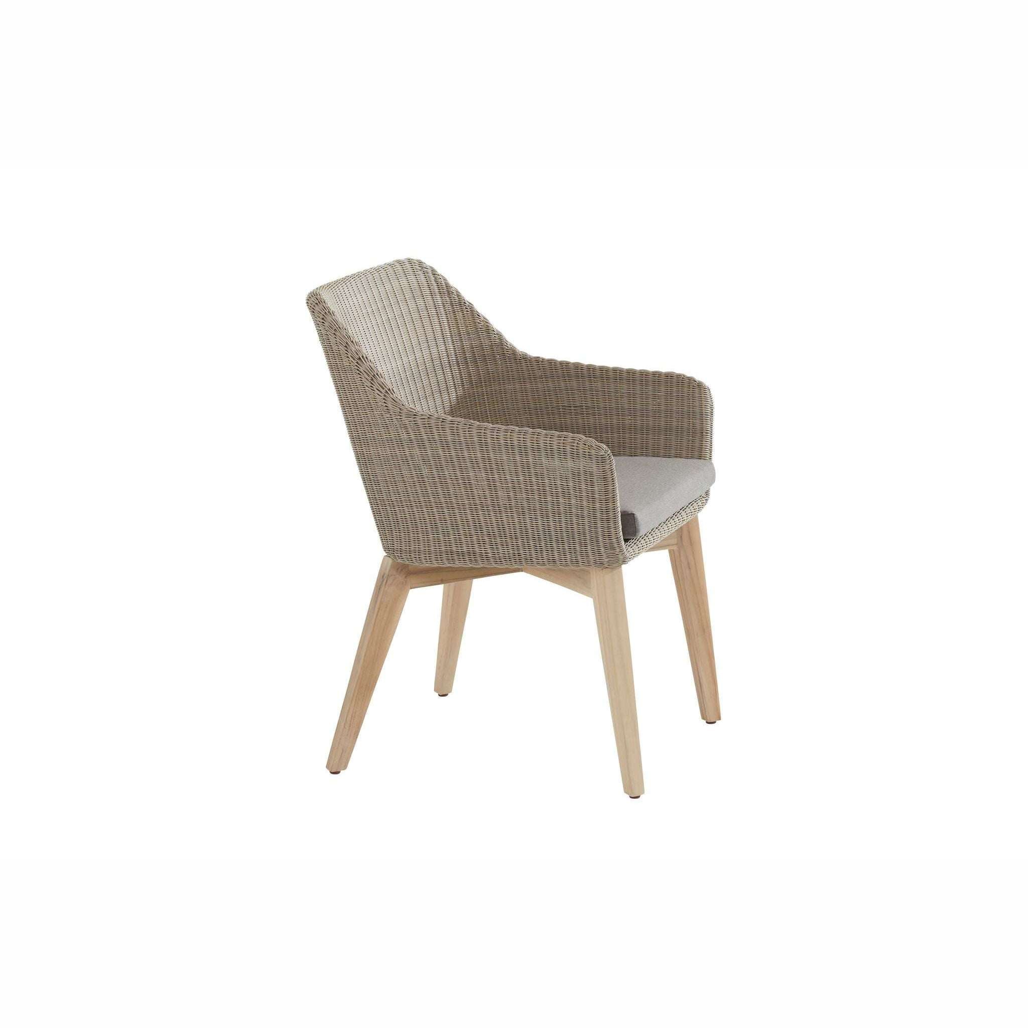 Exceptional Garden:4 Seasons Outdoor Avila 4 Seater dining set with 130cm Derby Teak Round Table