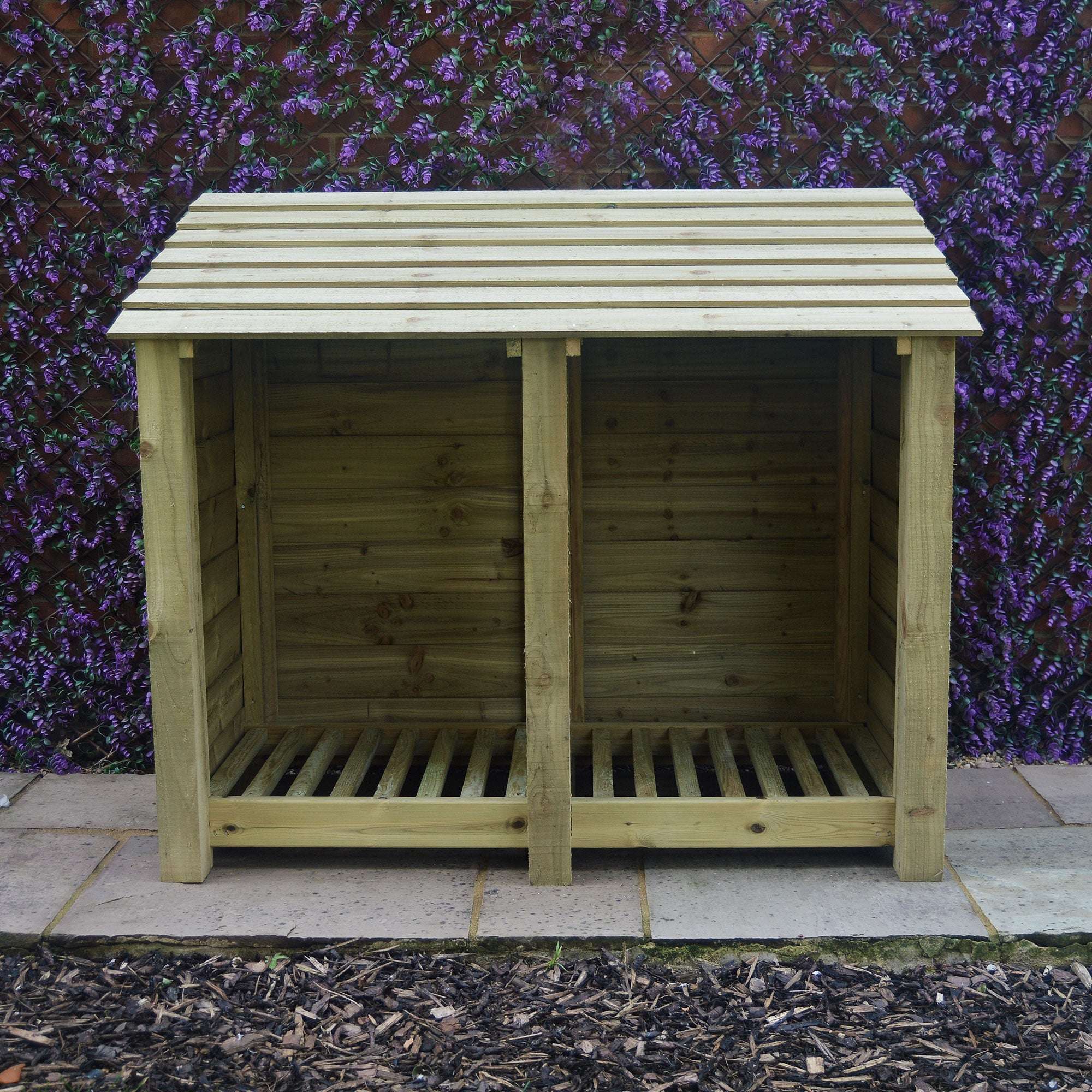Exceptional Garden:Rutland Country Cottesmore Log Store - 4ft