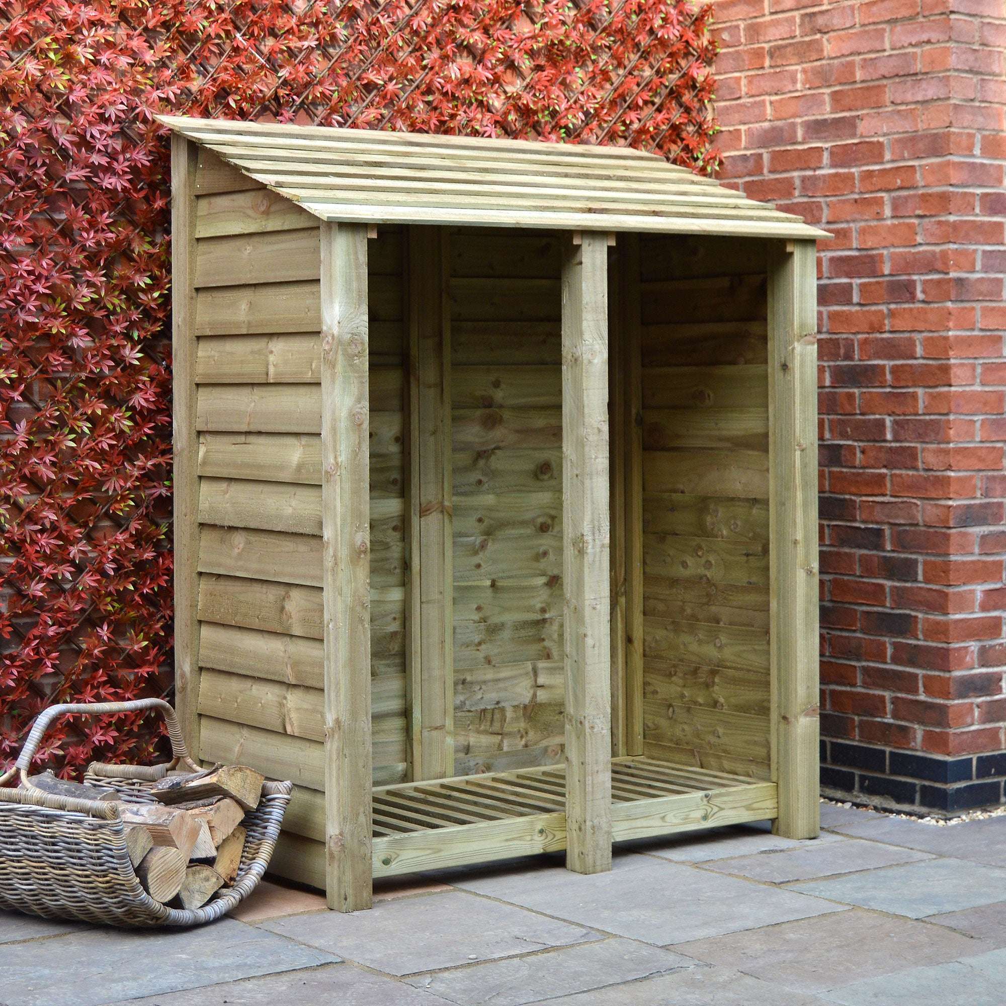 Rutland Country Cottesmore Log Store - 6ft:Rutland County,Exceptional Garden