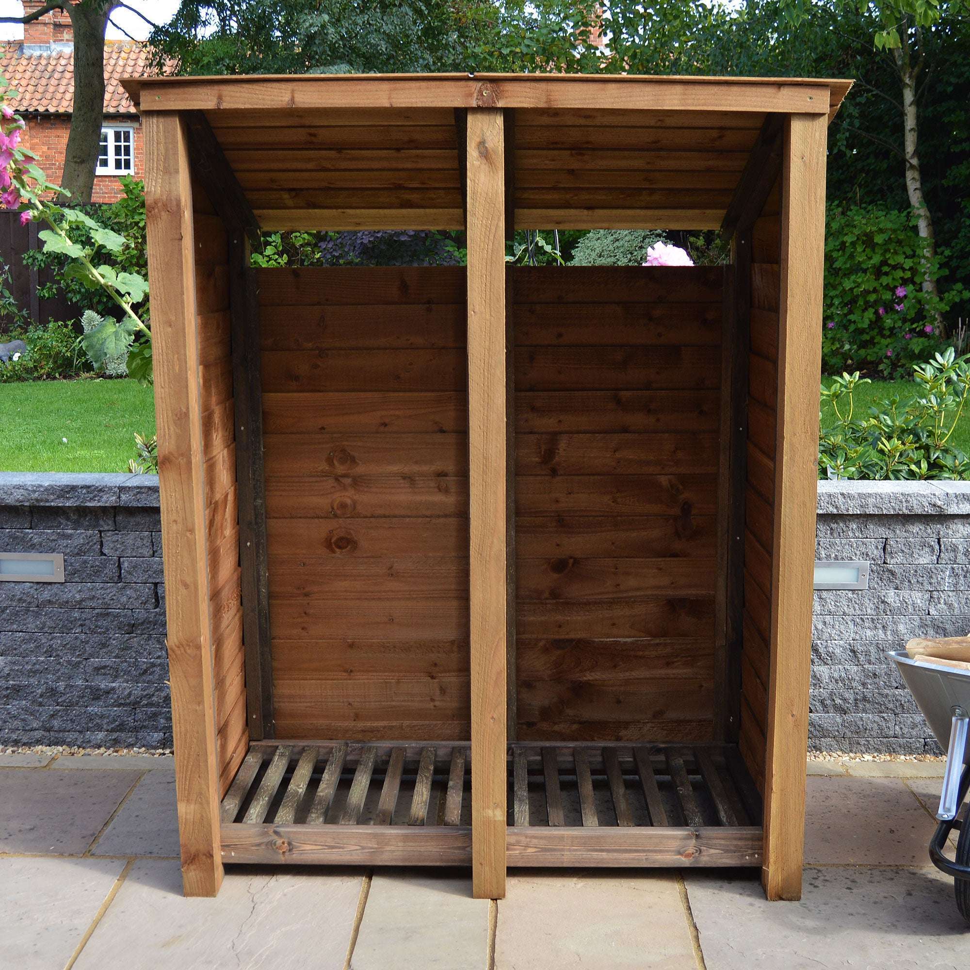 Exceptional Garden:Rutland Country Cottesmore Log Store - 6ft