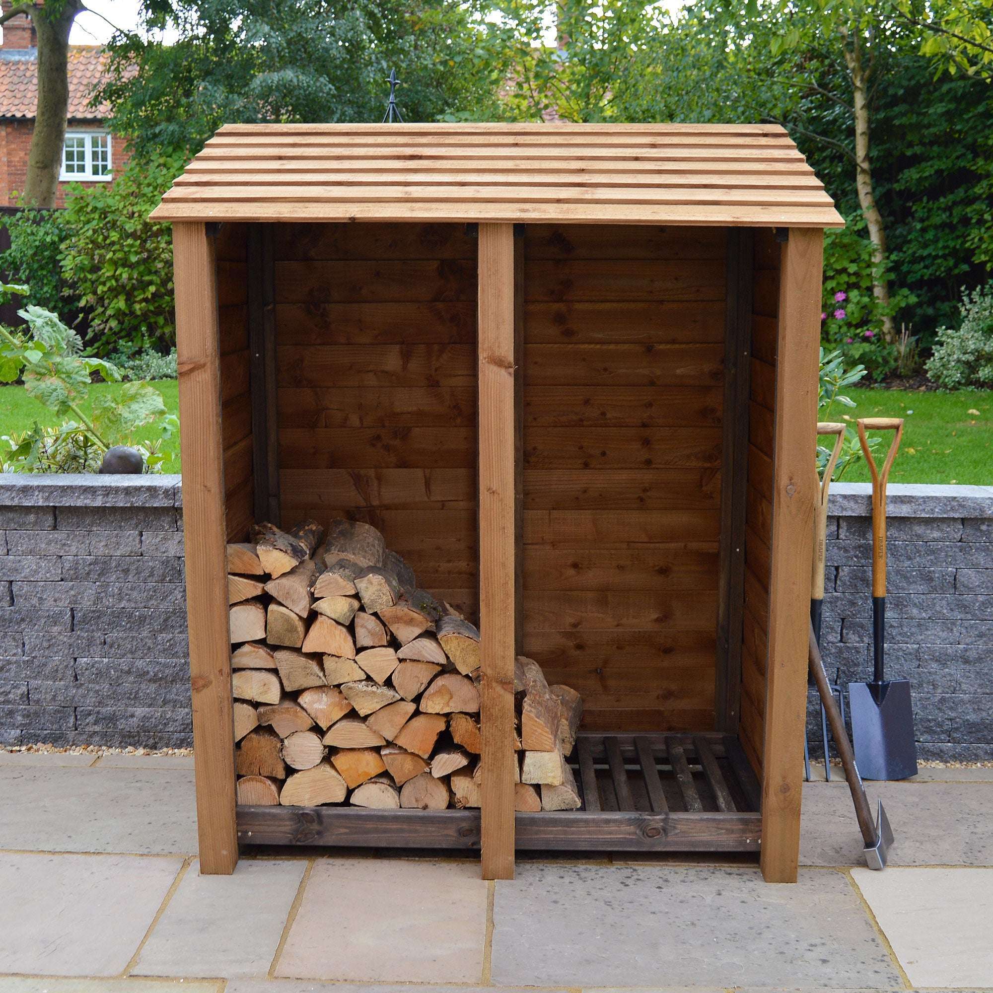Exceptional Garden:Rutland Country Cottesmore Log Store - 6ft