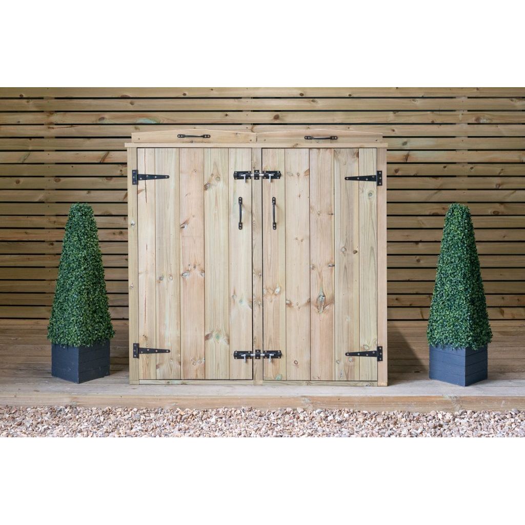 1 Wheelie Bin & 2 Recycle Box Store