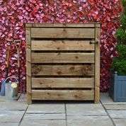Rutland Country Greetham Log Store With Door - 4ft:Rutland County,Exceptional Garden