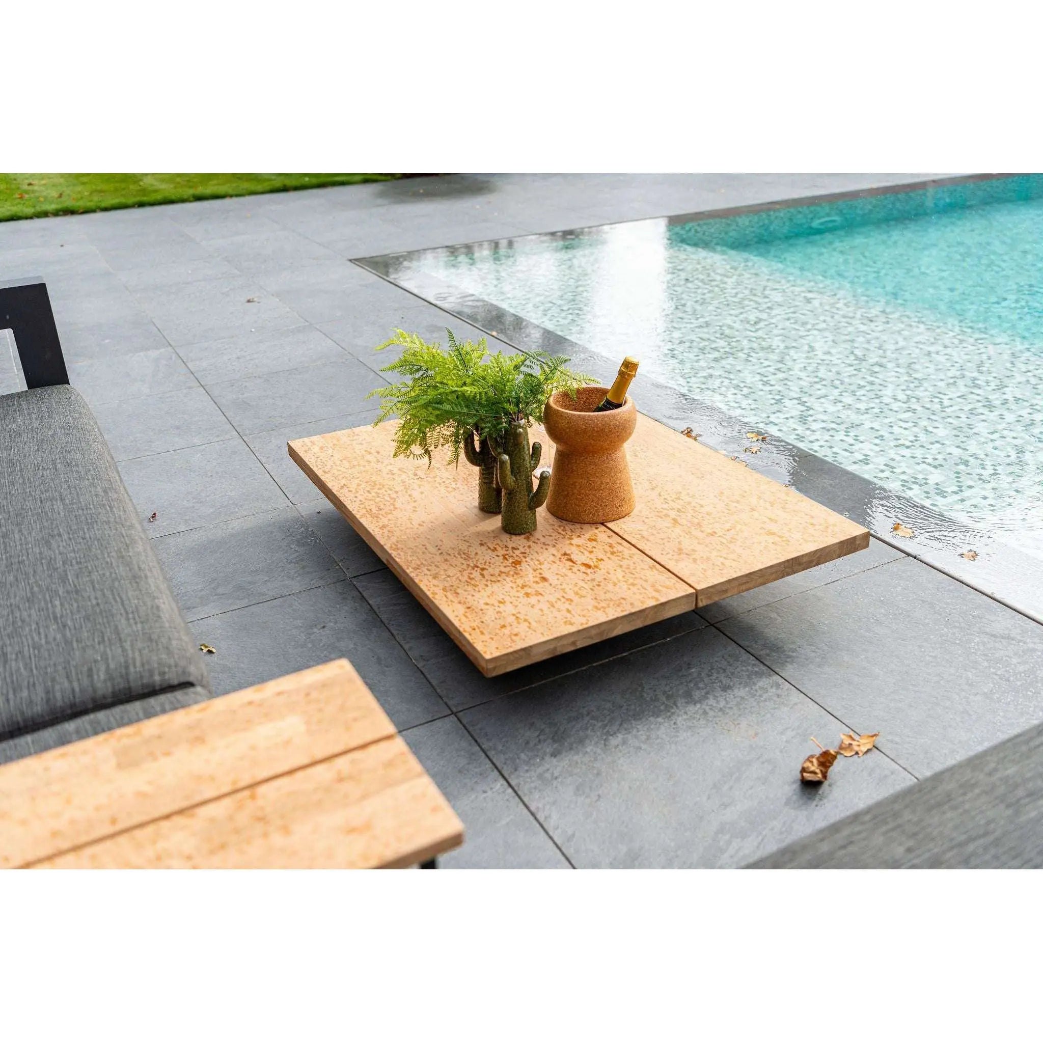 Exceptional Garden:4 Seasons Outdoor Metropolitan Corner Set with Metropolitan Coffee Table