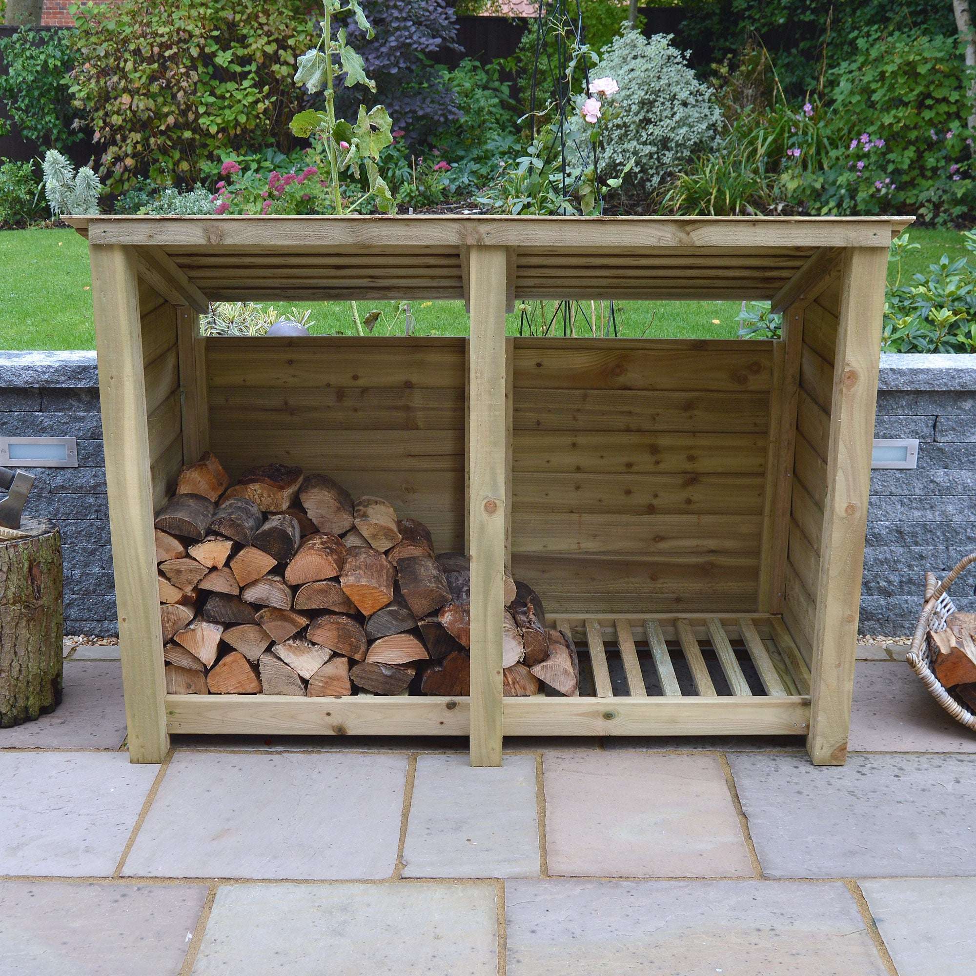 Exceptional Garden:Rutland Country Hambleton Log Store - 4ft