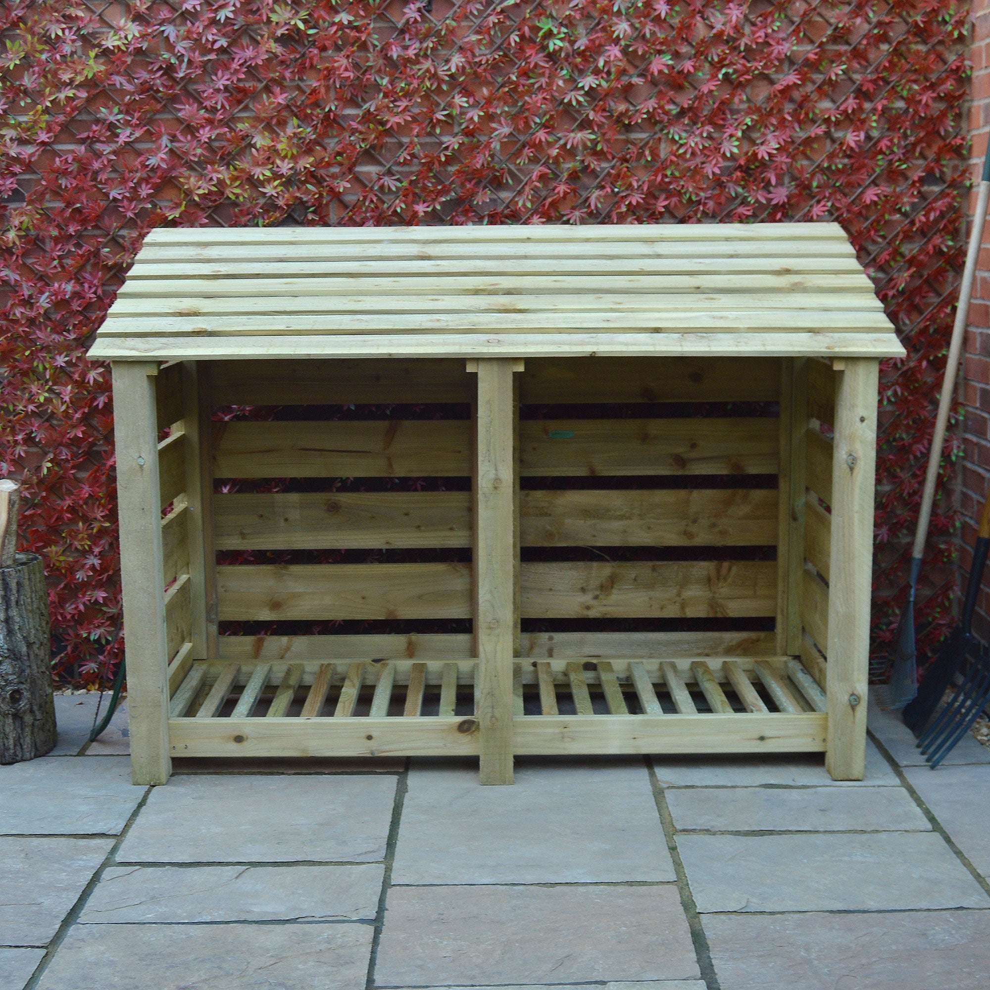 Exceptional Garden:Rutland Country Hambleton Log Store - 4ft