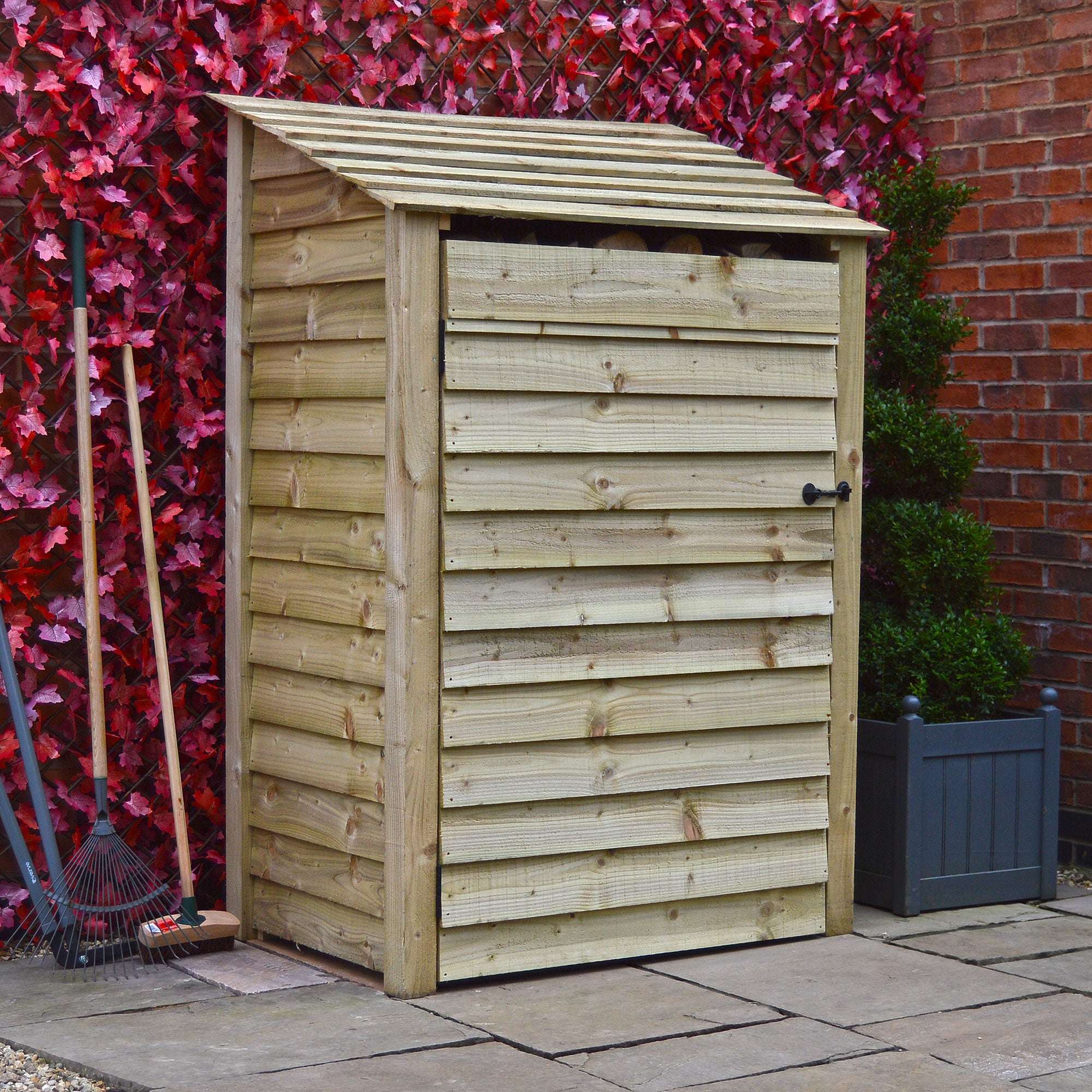 Rutland Country Greetham Log Store  - 6ft:Rutland County,Exceptional Garden