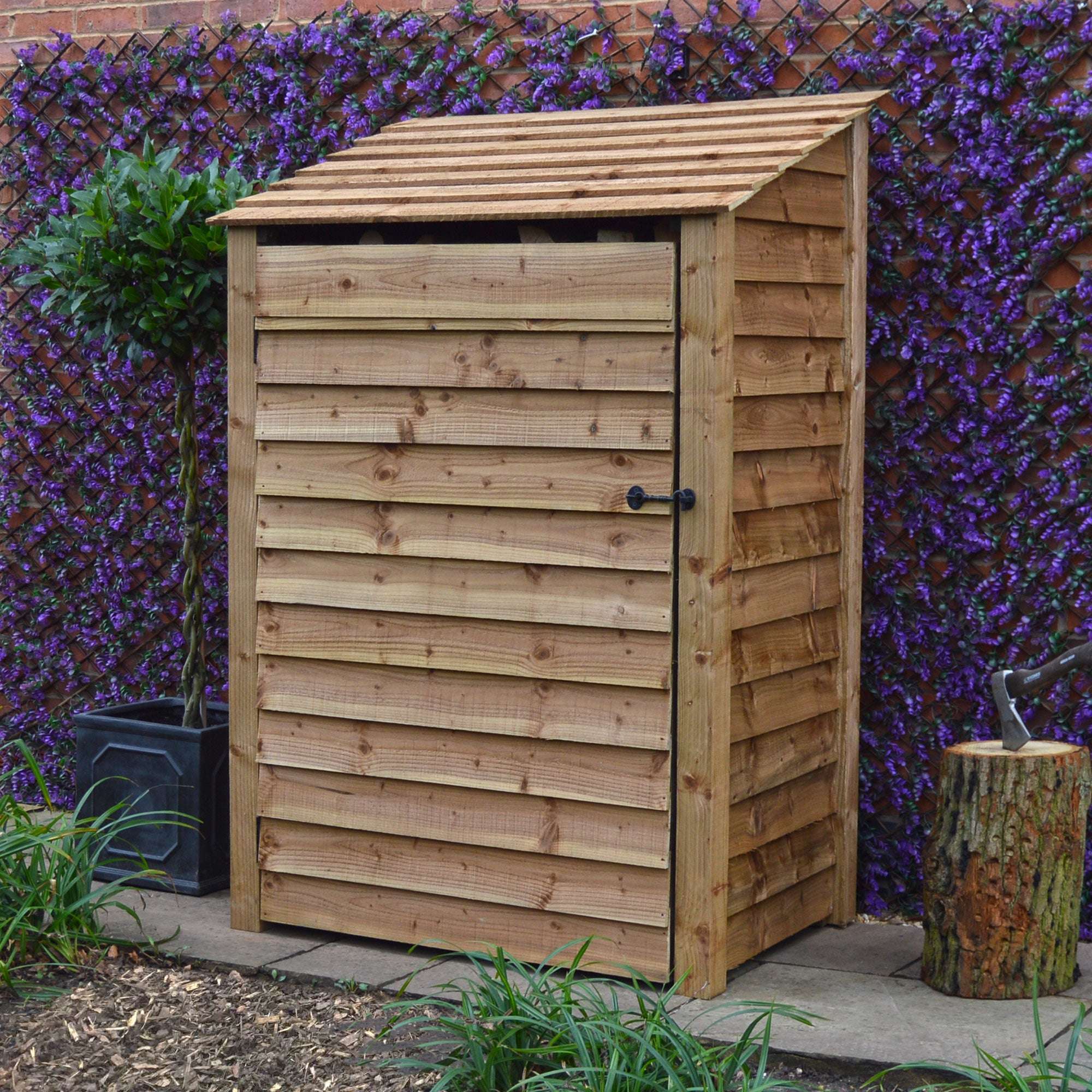 Exceptional Garden:Rutland Country Greetham Log Store  - 6ft