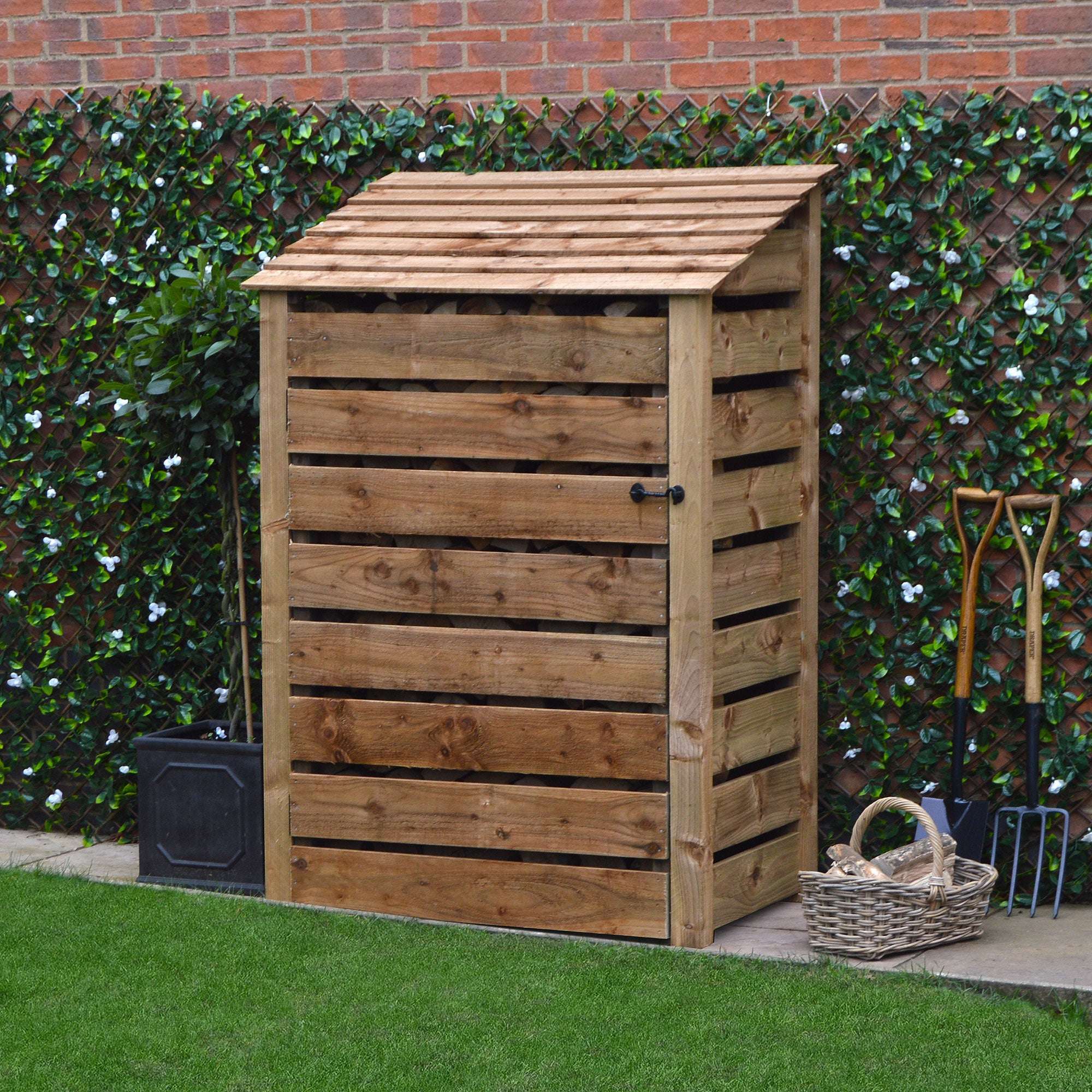 Rutland Country Greetham Log Store  - 6ft:Rutland County,Exceptional Garden