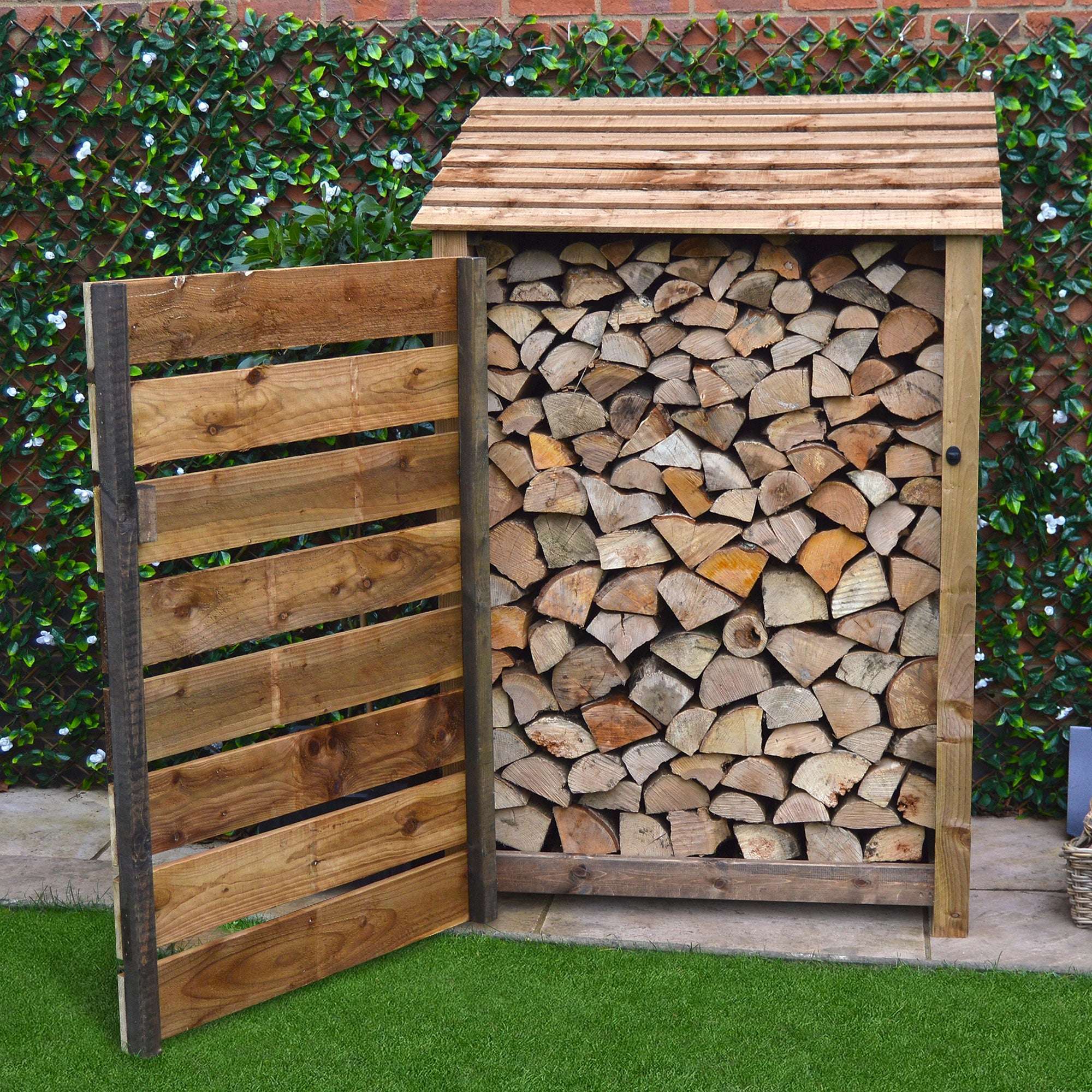 Exceptional Garden:Rutland Country Greetham Log Store  - 6ft