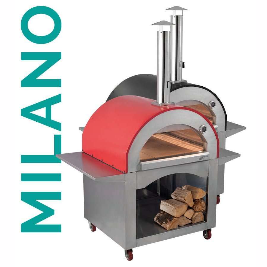 Exceptional Garden:Alfresco Chef Milano Wood Fired Outdoor Pizza Oven