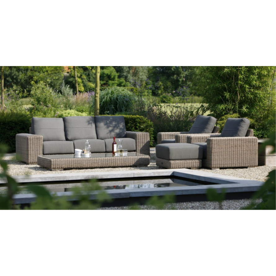 Exceptional Garden:4 Seasons Outdoor Kingston Lounge Set with Footstool and Kingston Coffee Table