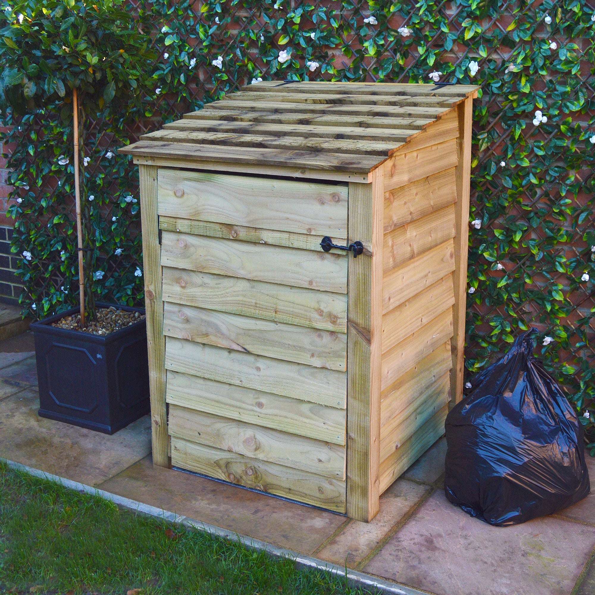 Exceptional Garden:Rutland Country Morcott Single Recycling Storage Unit
