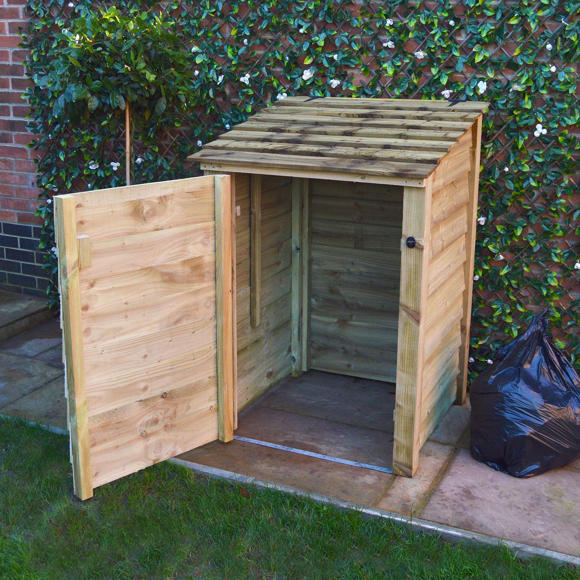 Exceptional Garden:Rutland Country Morcott Single Wheelie Bin Storage Unit