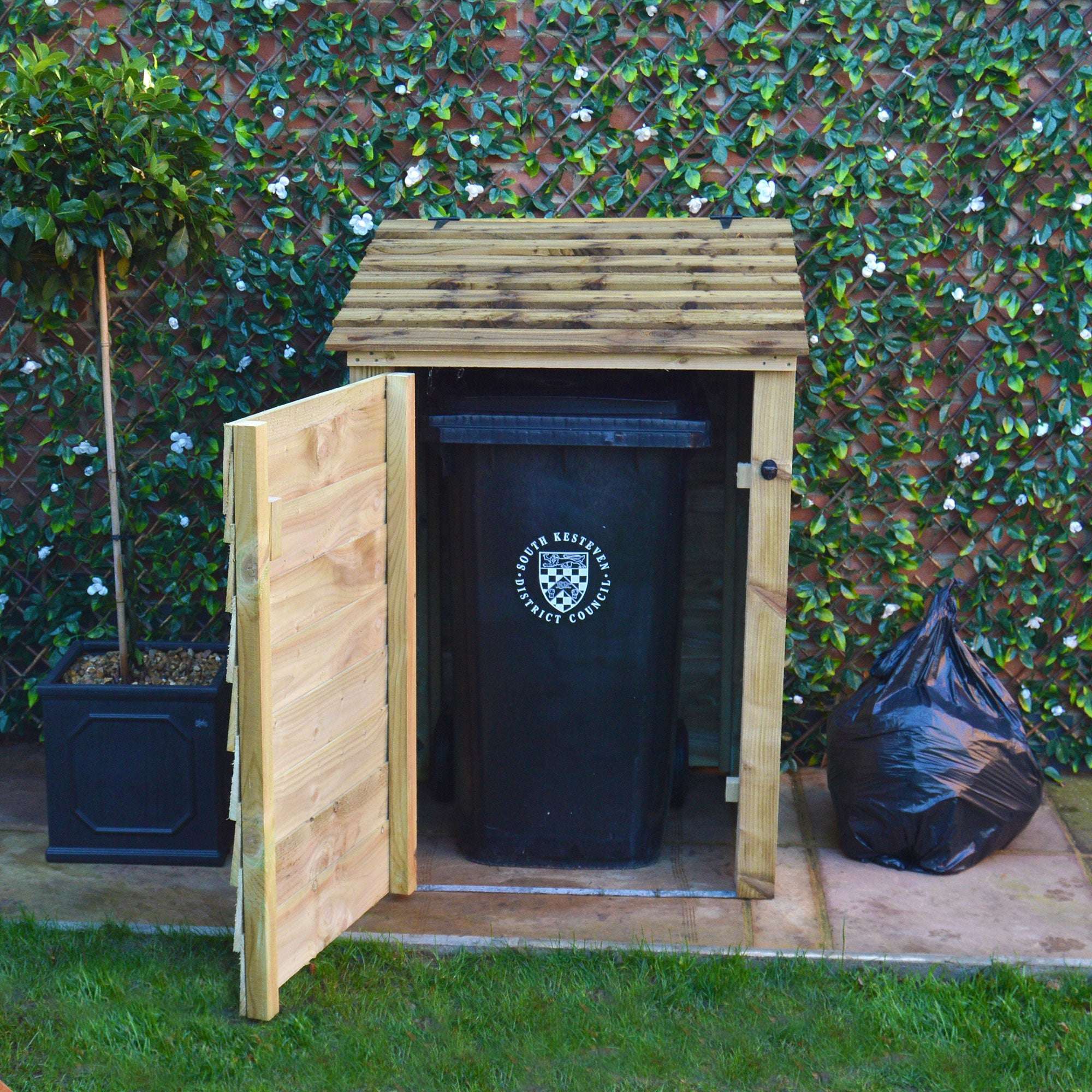 Exceptional Garden:Rutland Country Morcott Single Wheelie Bin Storage Unit