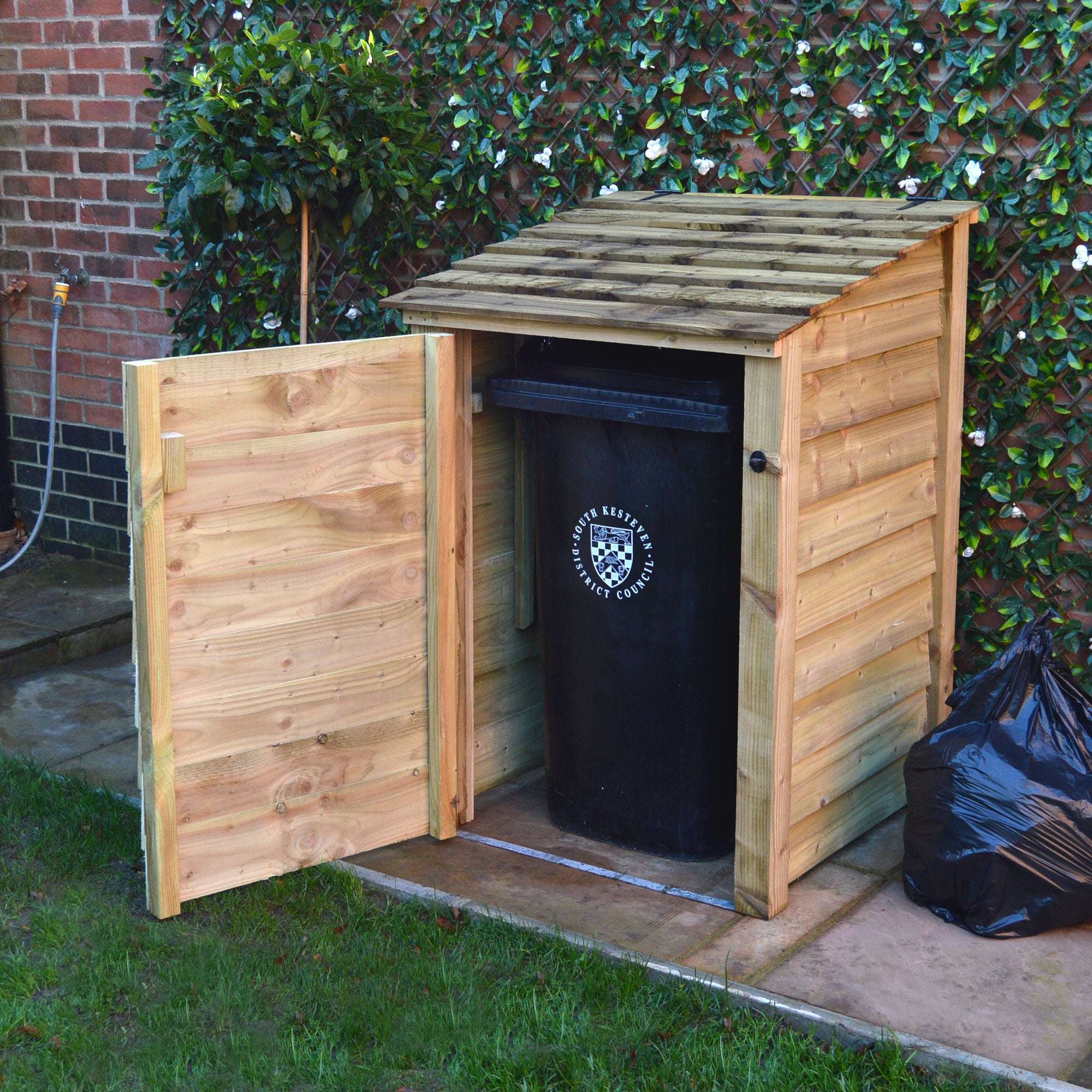 Exceptional Garden:Rutland Country Morcott Single Wheelie Bin Storage Unit