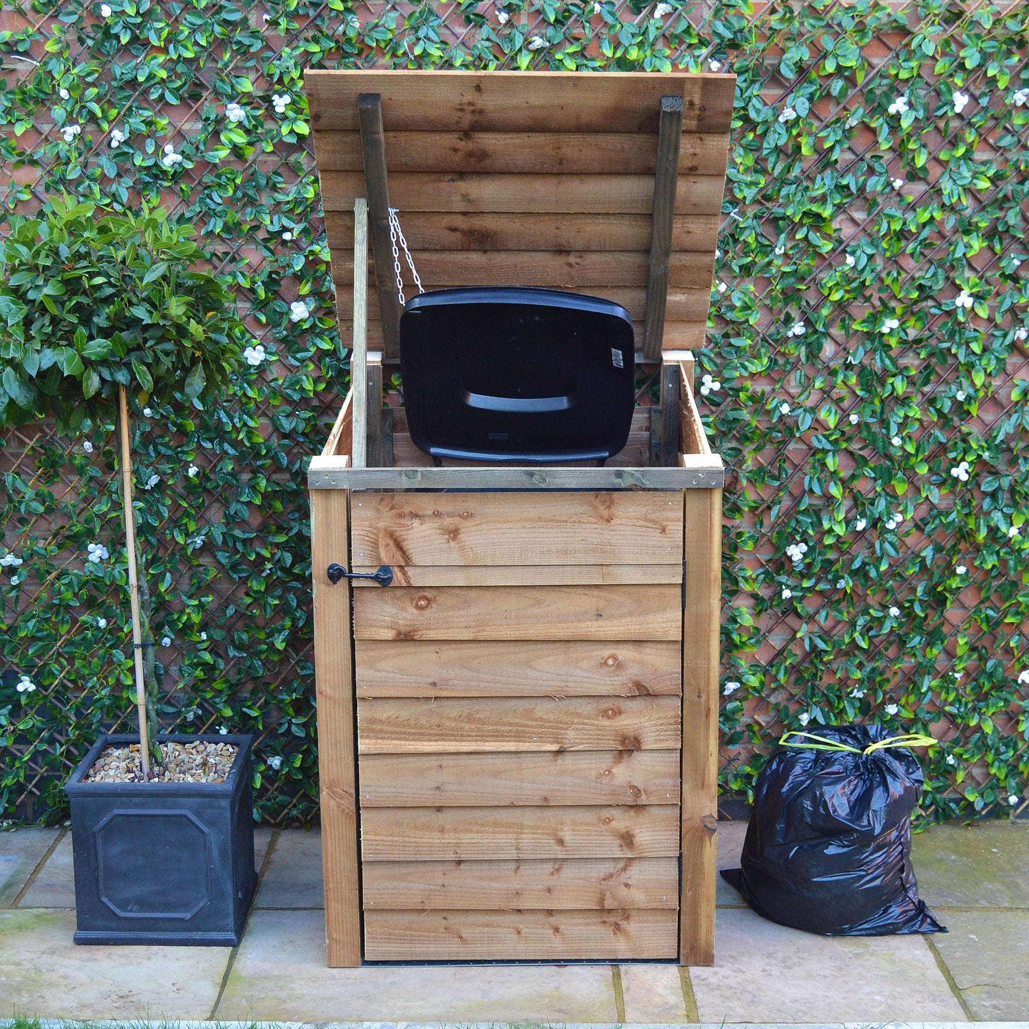 Exceptional Garden:Rutland Country Morcott Single Wheelie Bin Storage Unit