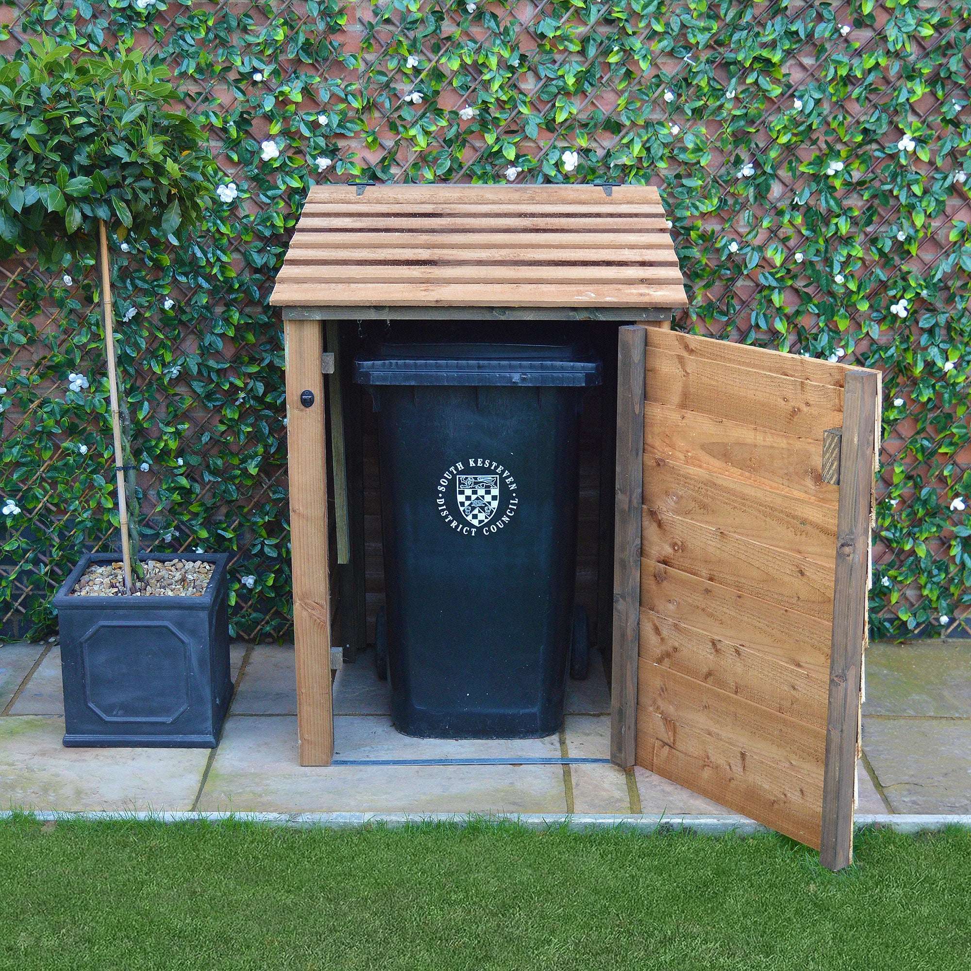 Exceptional Garden:Rutland Country Morcott Single Wheelie Bin Storage Unit
