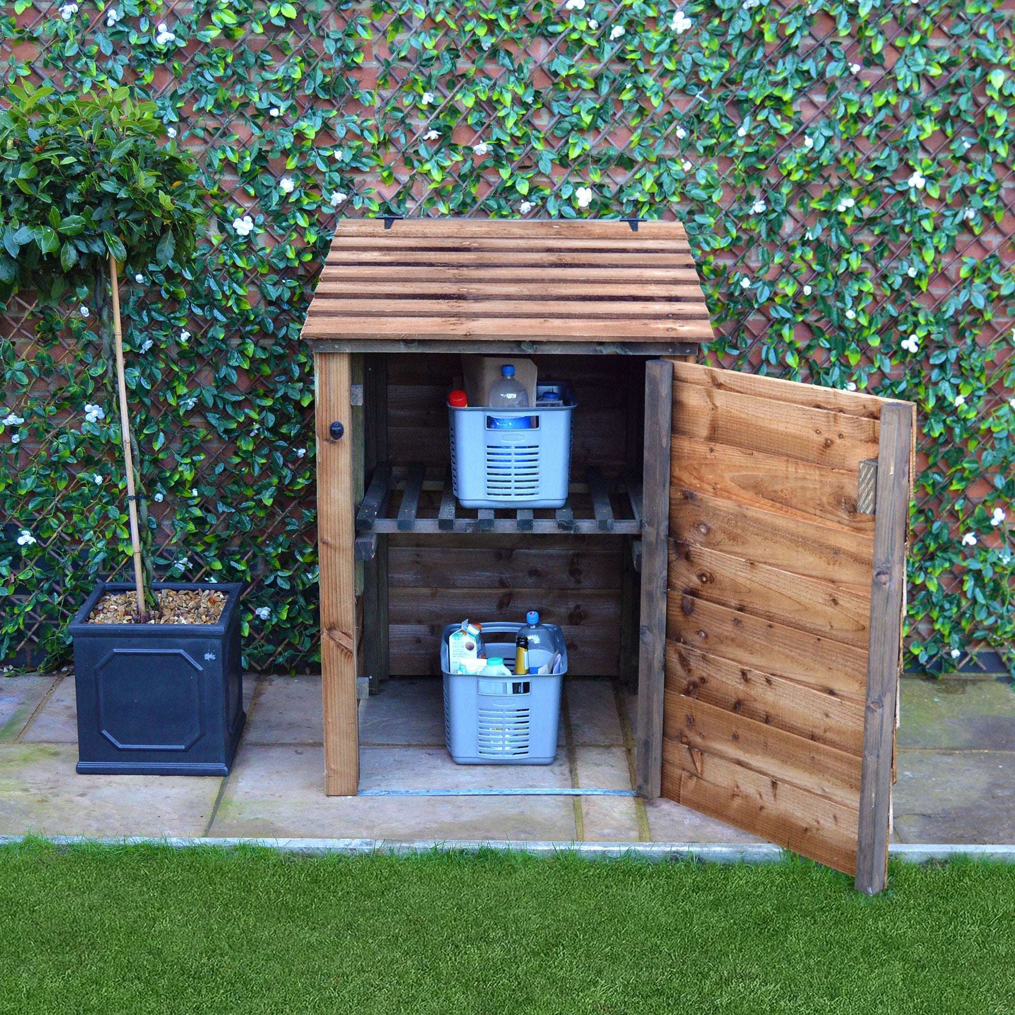 Exceptional Garden:Rutland Country Morcott Single Recycling Storage Unit