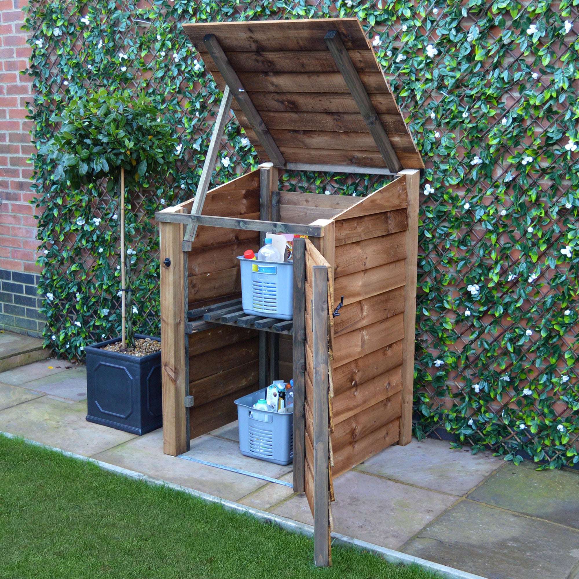 Exceptional Garden:Rutland Country Morcott Single Recycling Storage Unit