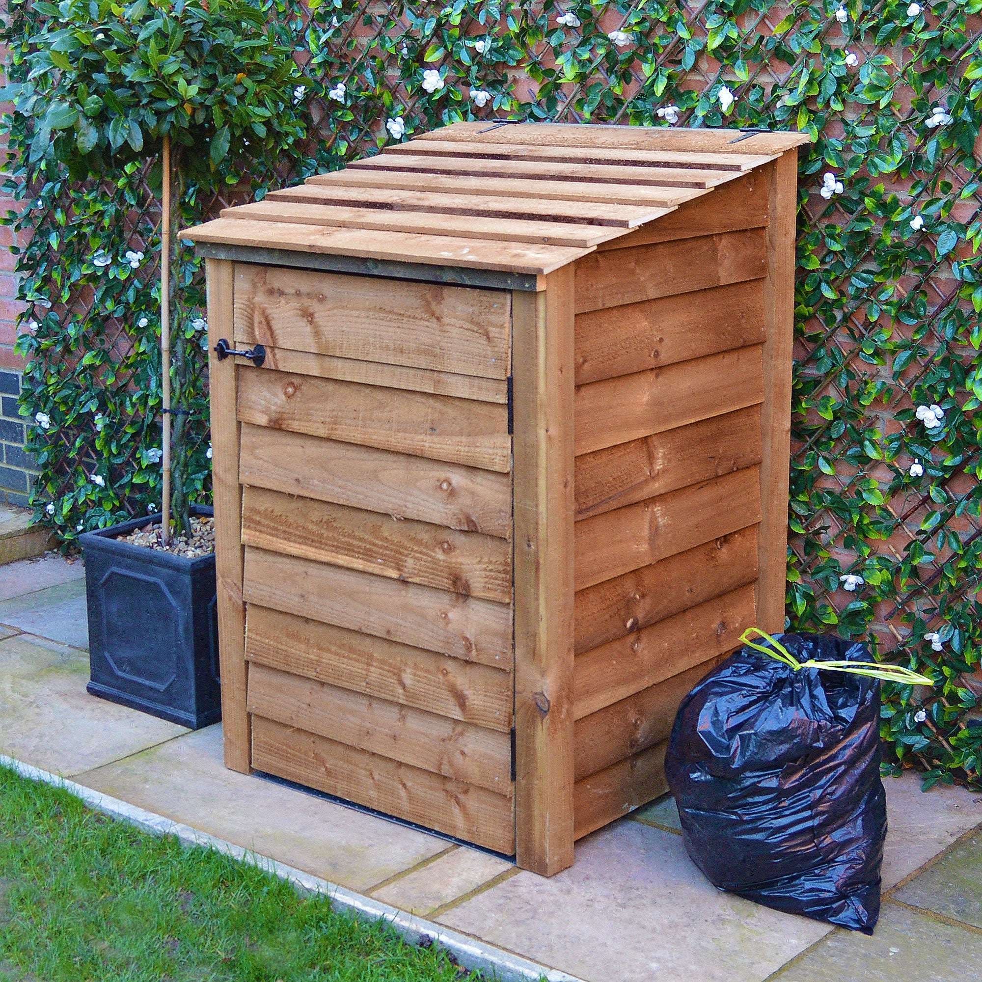 Exceptional Garden:Rutland Country Morcott Single Wheelie Bin Storage Unit
