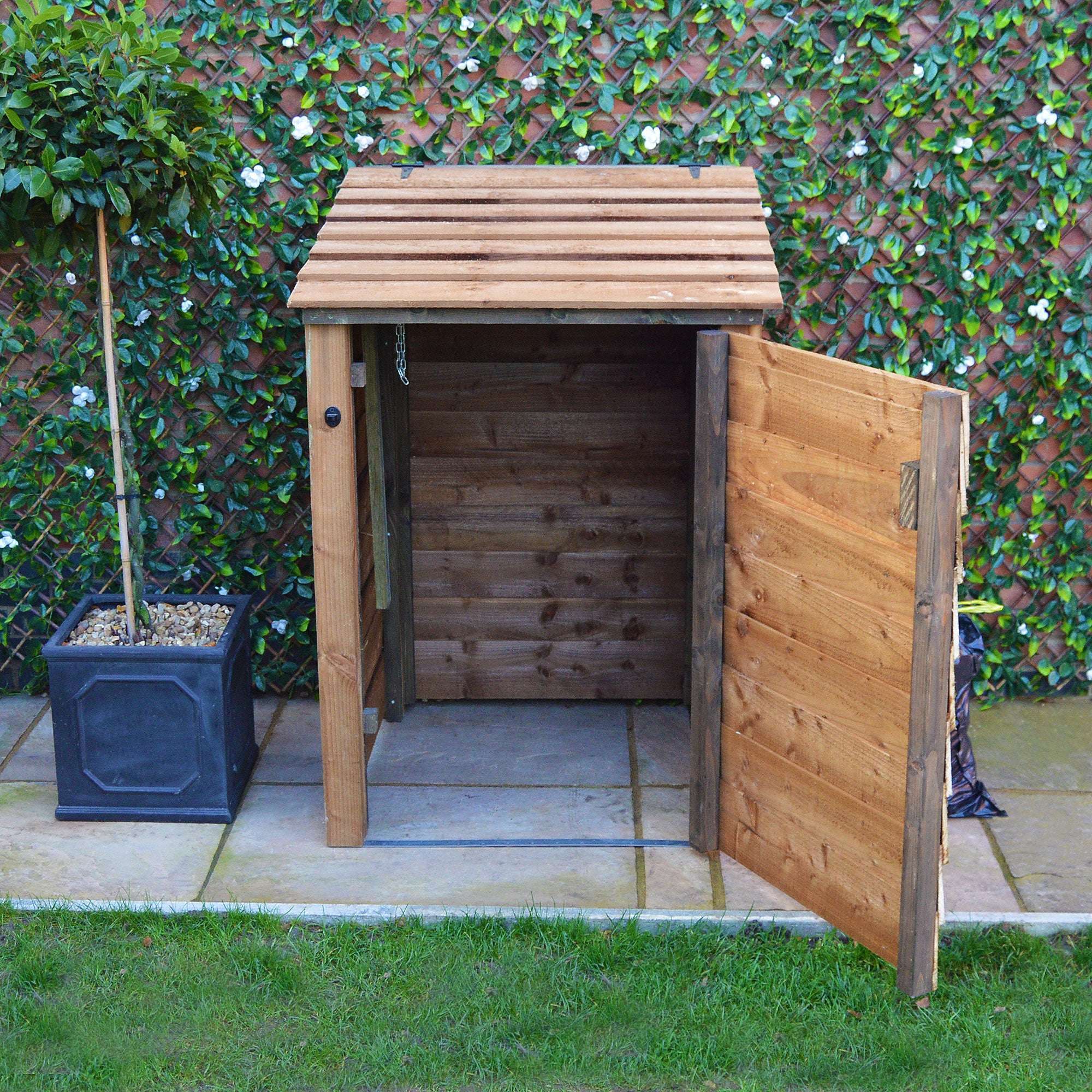 Exceptional Garden:Rutland Country Morcott Single Wheelie Bin Storage Unit