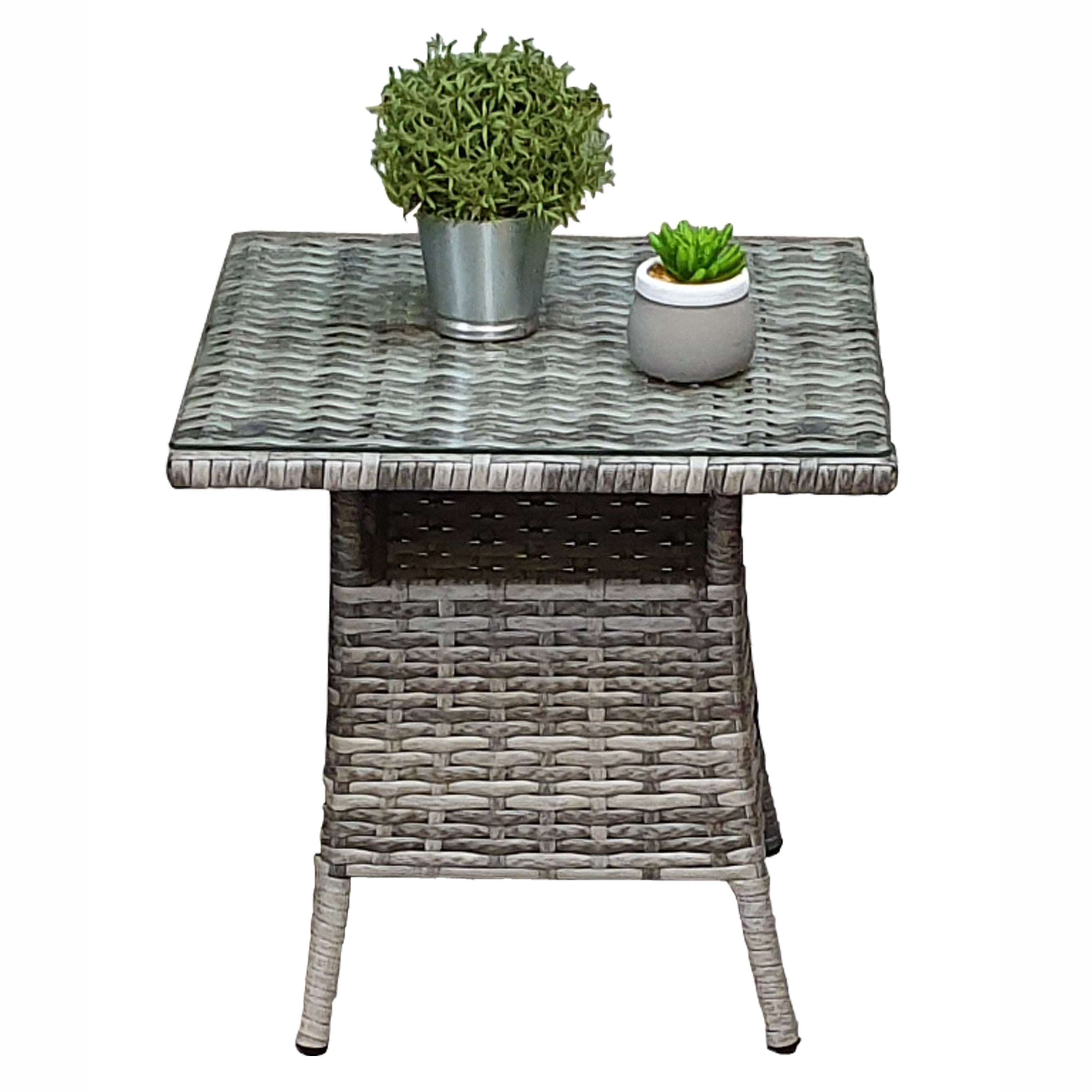 Exceptional Garden:Signature Weave Sarah Lounge Set - Grey