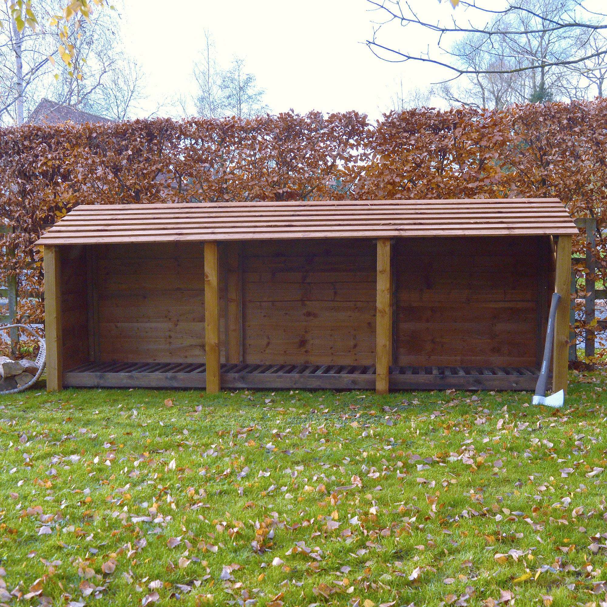 Exceptional Garden:Rutland County Empingham Log Store - 4ft