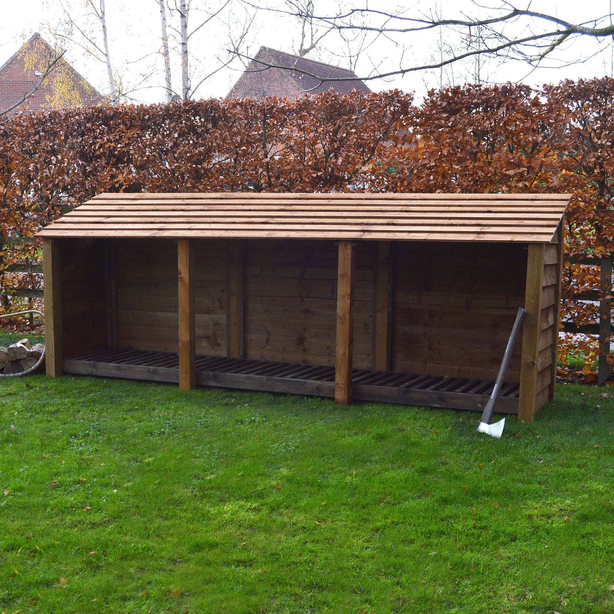 Exceptional Garden:Rutland County Empingham Log Store - 4ft