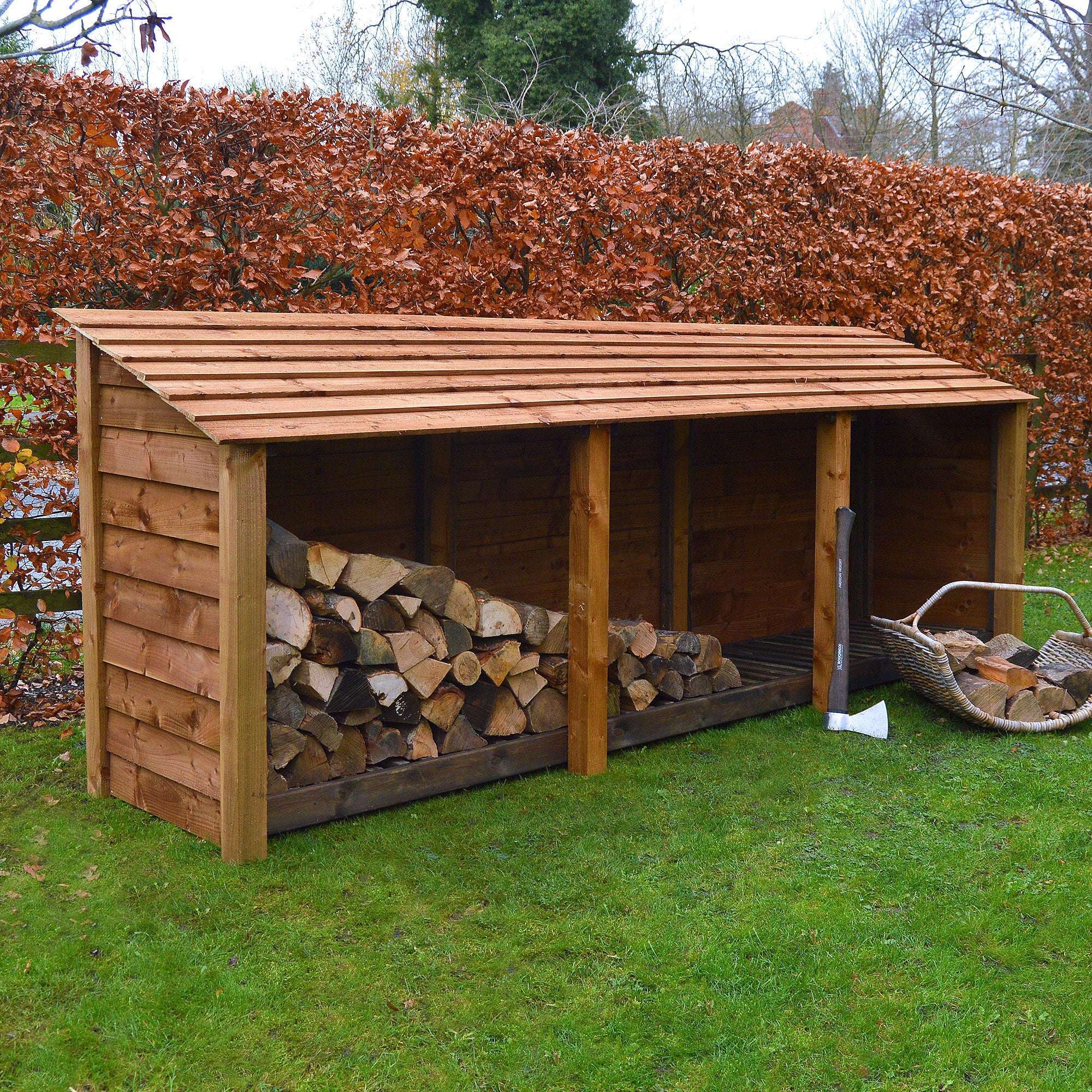 Exceptional Garden:Rutland County Empingham Log Store - 4ft